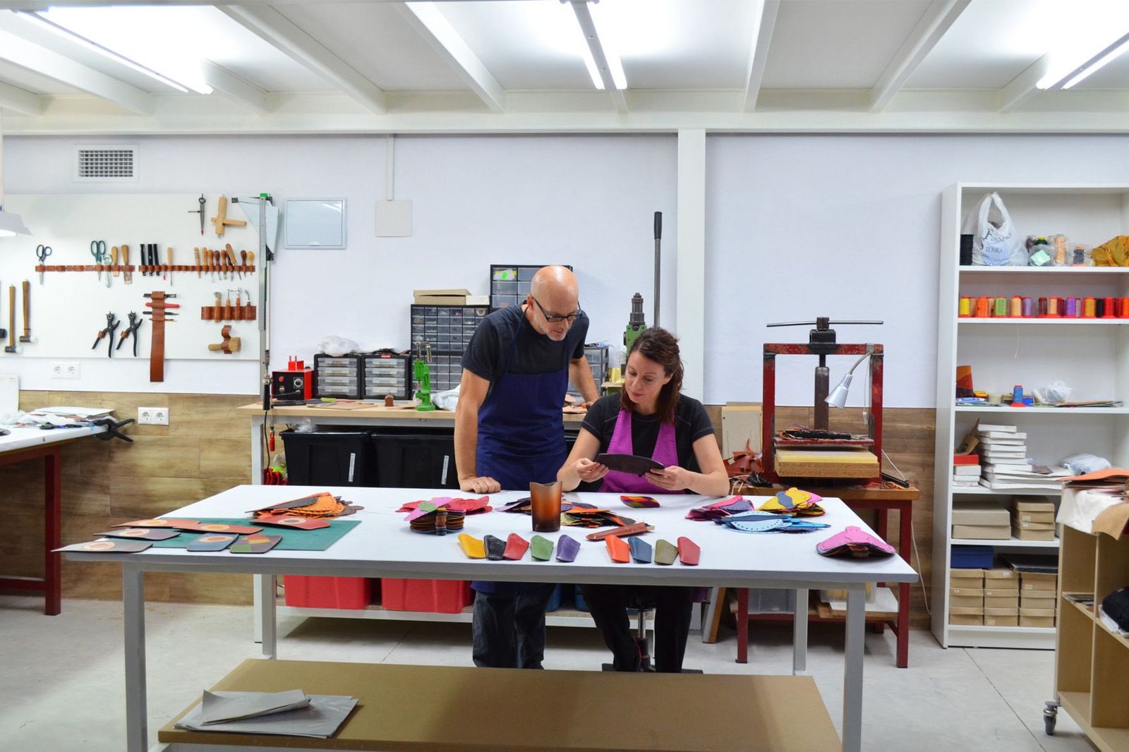 Un taller de artesanía en Córdoba.