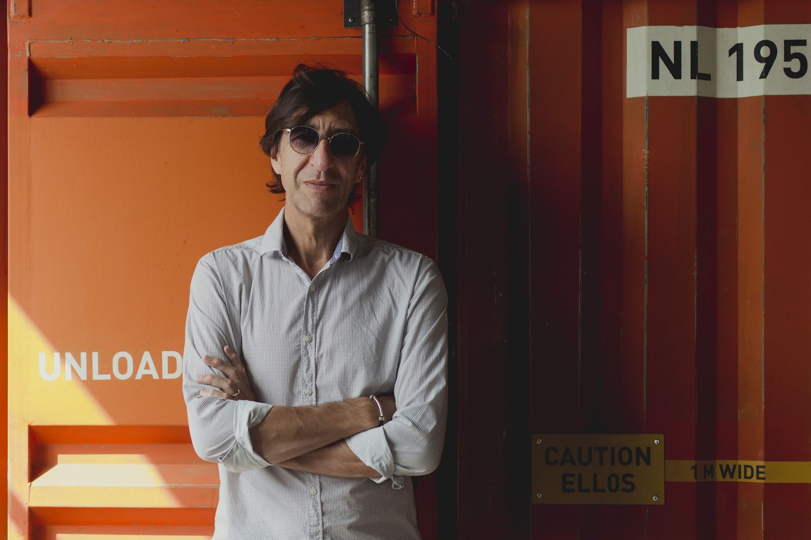 El escritor Benjamín Prado, ayer en El Lucero de El Muelle.