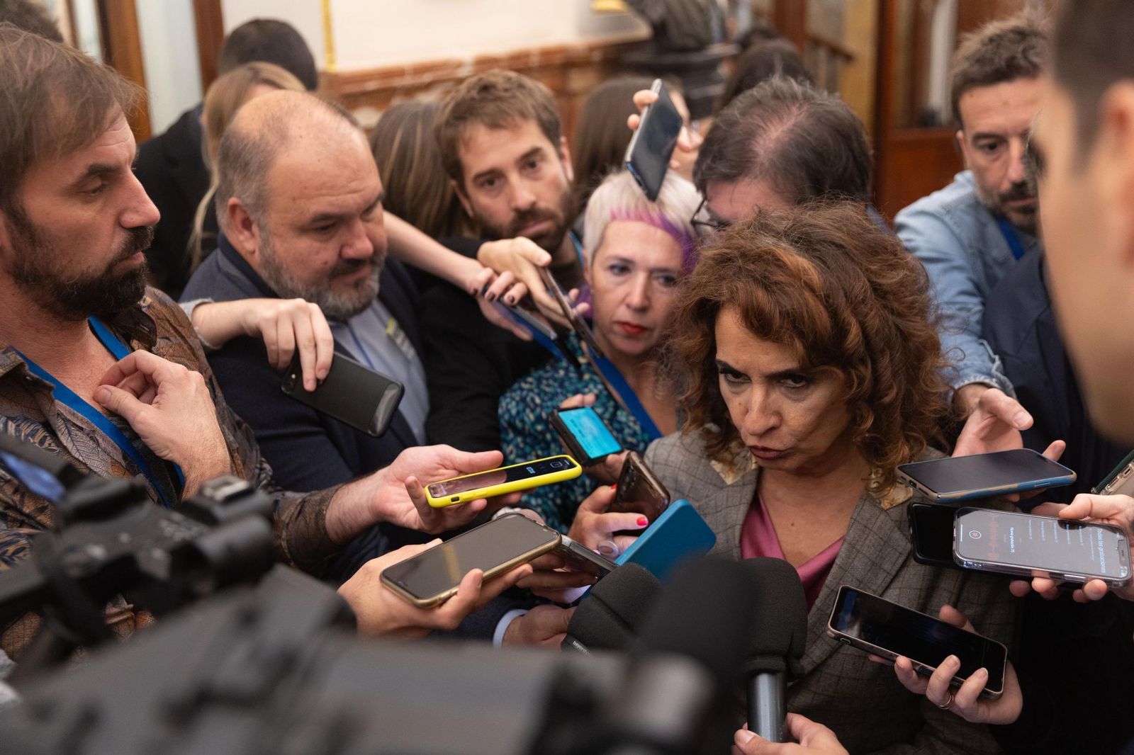 La vicepresidenta y ministra de Hacienda, María Jesús Montero.