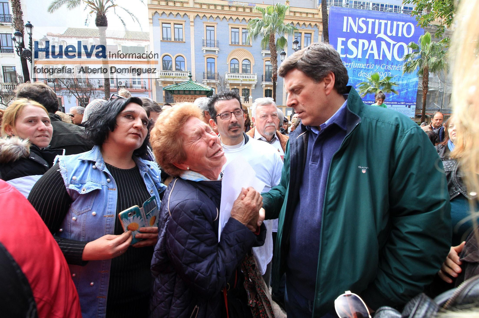 Imágenes de la manifestación contra la derogación de la prisión permanente revisable celebrada en Huelva