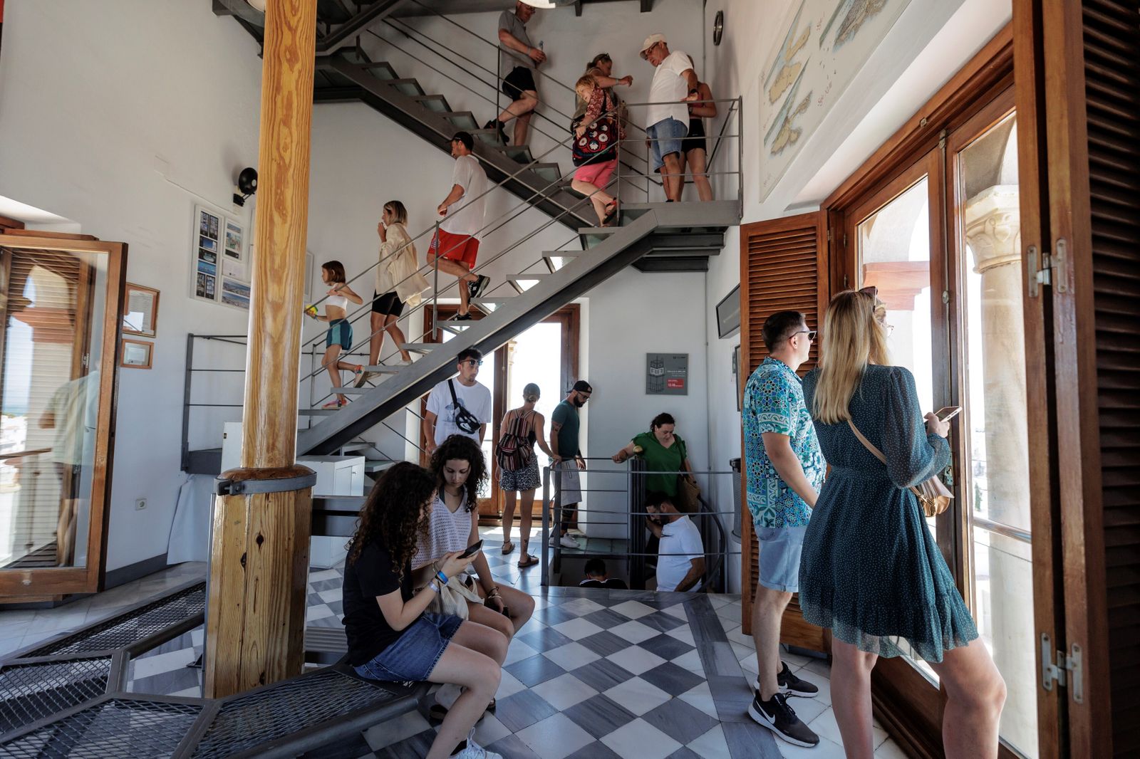 Las imágenes del interior de la Torre Tavira