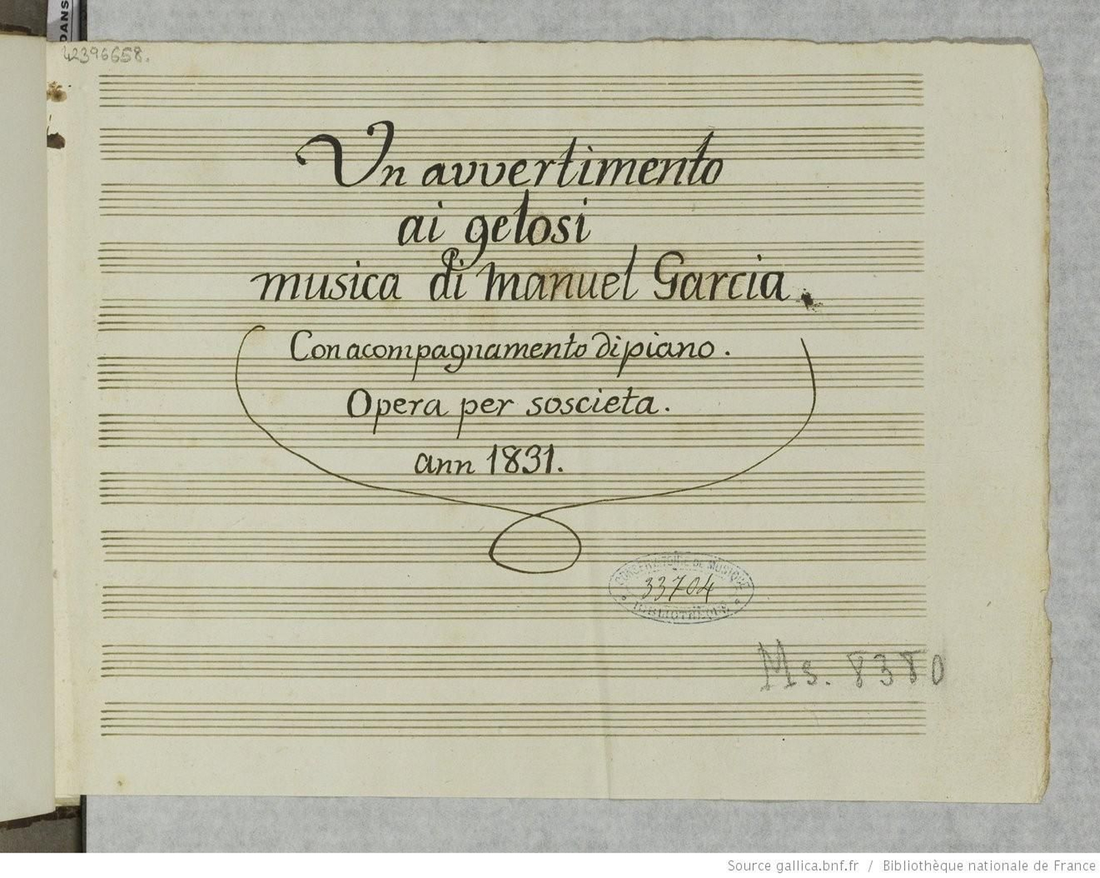 La música de Manuel  García vuelve al Maestranza