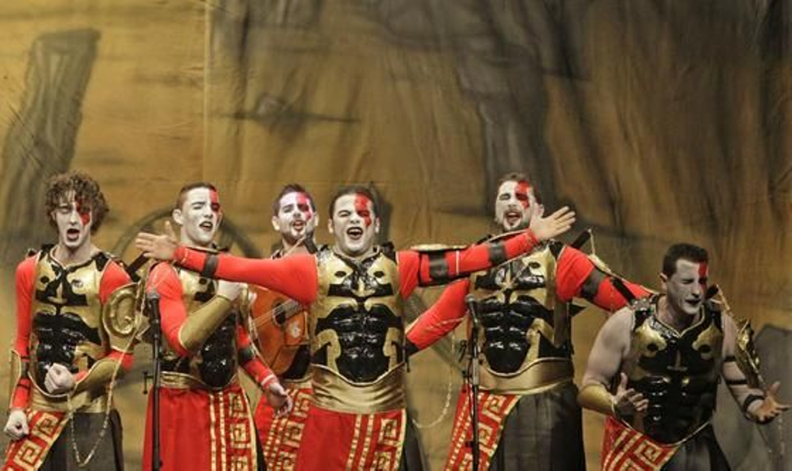 Comparsa 'El Dios de la Gerra'./Erasmo Fenoy

Foto: Erasmo  Fenoy