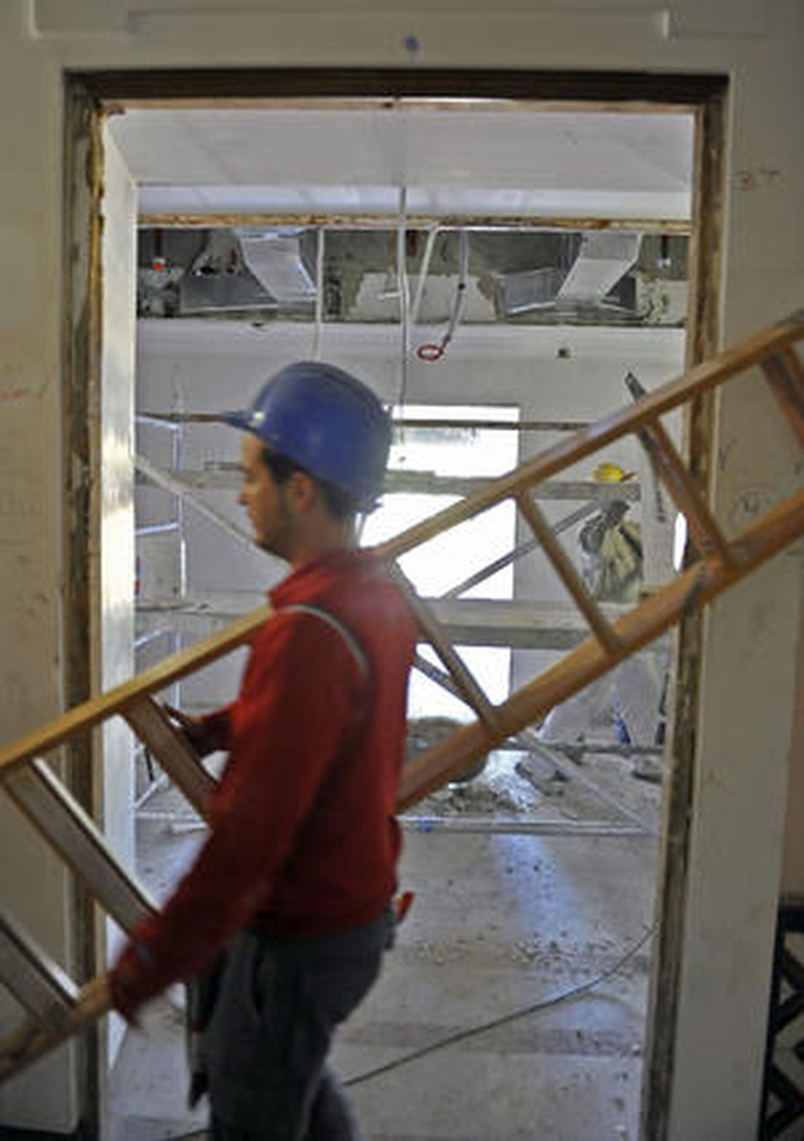 Las obras del hotel más importante de la ciudad, el Alfonso XIII.

Foto: Juan Carlos Vázquez