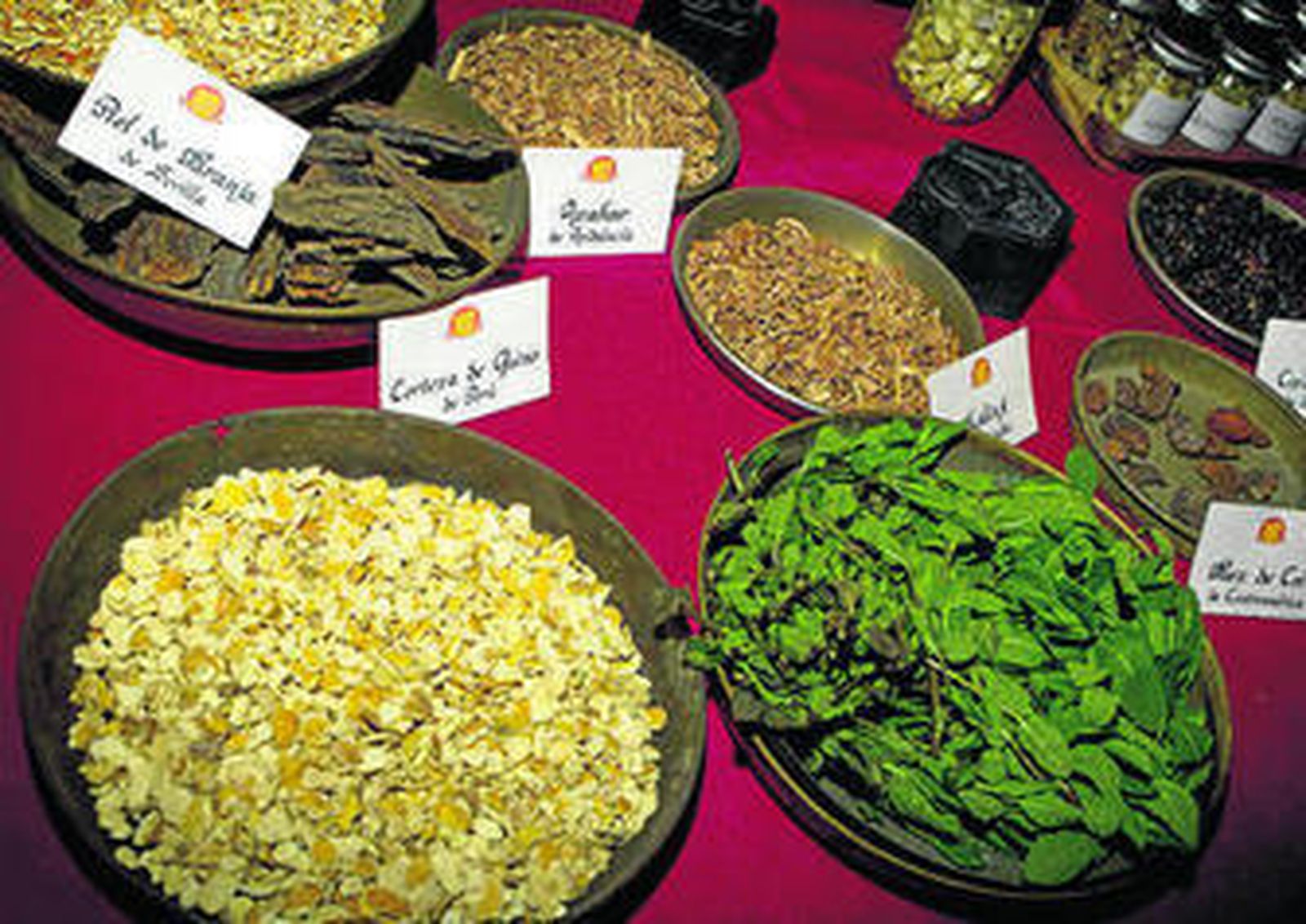 1. Algunos de los botánicos con los que se elabora el nuevo sabor INDI Juniper Berry. 2. Proceso de maceración en garrafas de cristal (damajuanas) . 3. Los chefs Ramón Freixa, Dani García y Diego del Río y el campeón mundial de coctelería acrobática Leo Gálvez. 4. Uno de los alambiques de INDI.