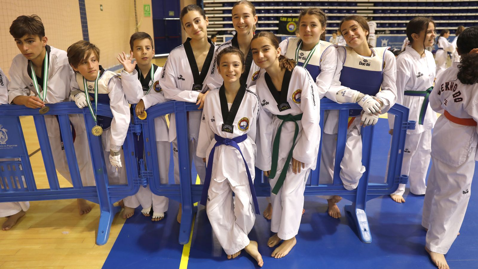 Jornada de torneo base de taekwondo olímpico