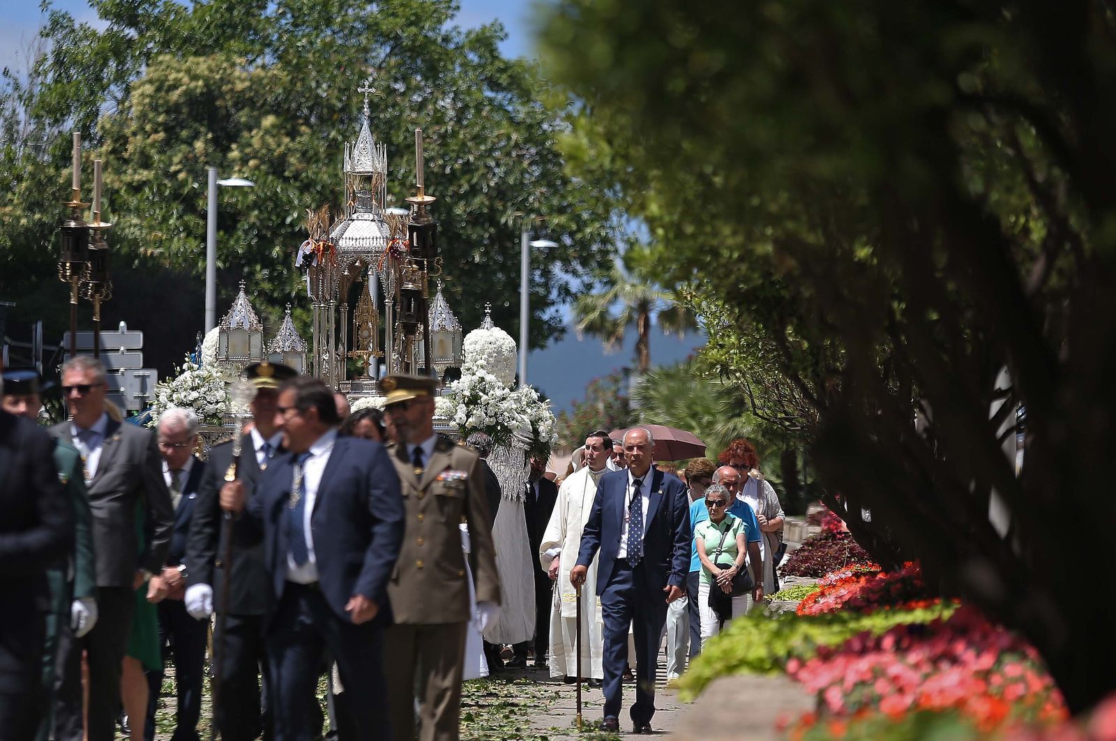 Las imágenes de la  celebración del Corpus Christi en Algeciras