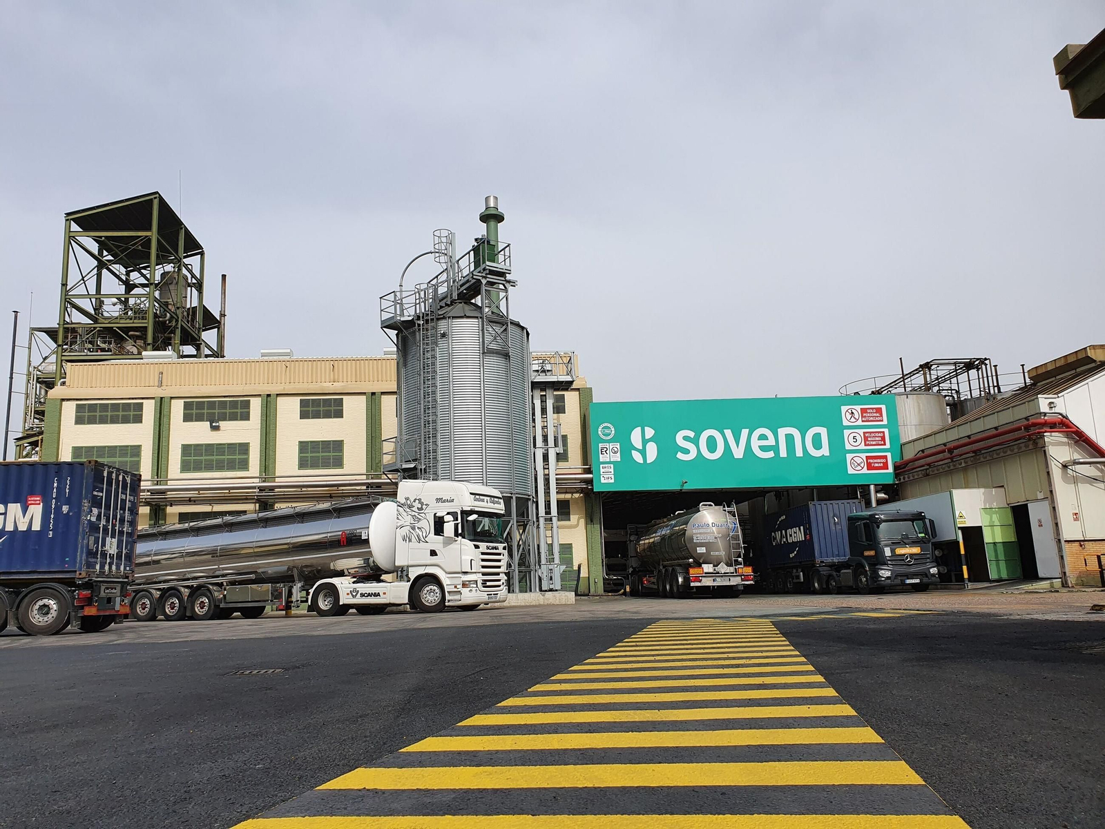 Planta de Sovena en la localidad sevillana de Brenes