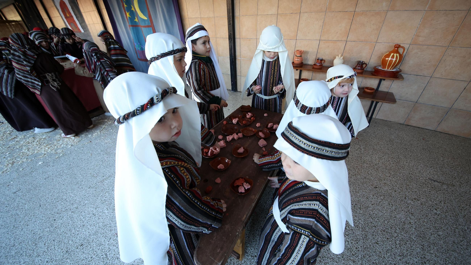 Belén viviente en el Colegio San José Fundación Xafer de Jerez