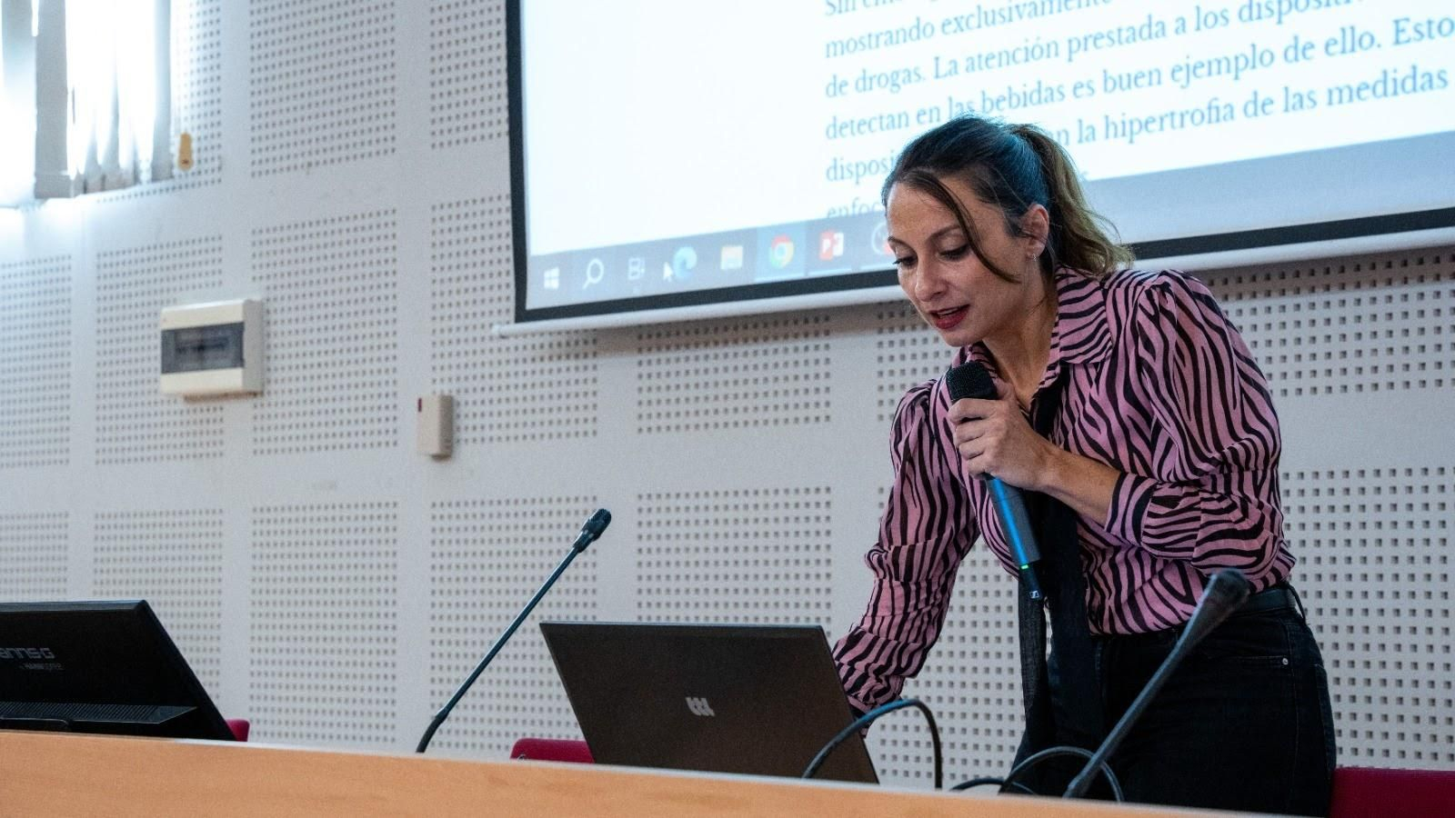 Leticia Rodríguez, del departamento de Marketing y Comunicación de la Universidad de Cádiz.