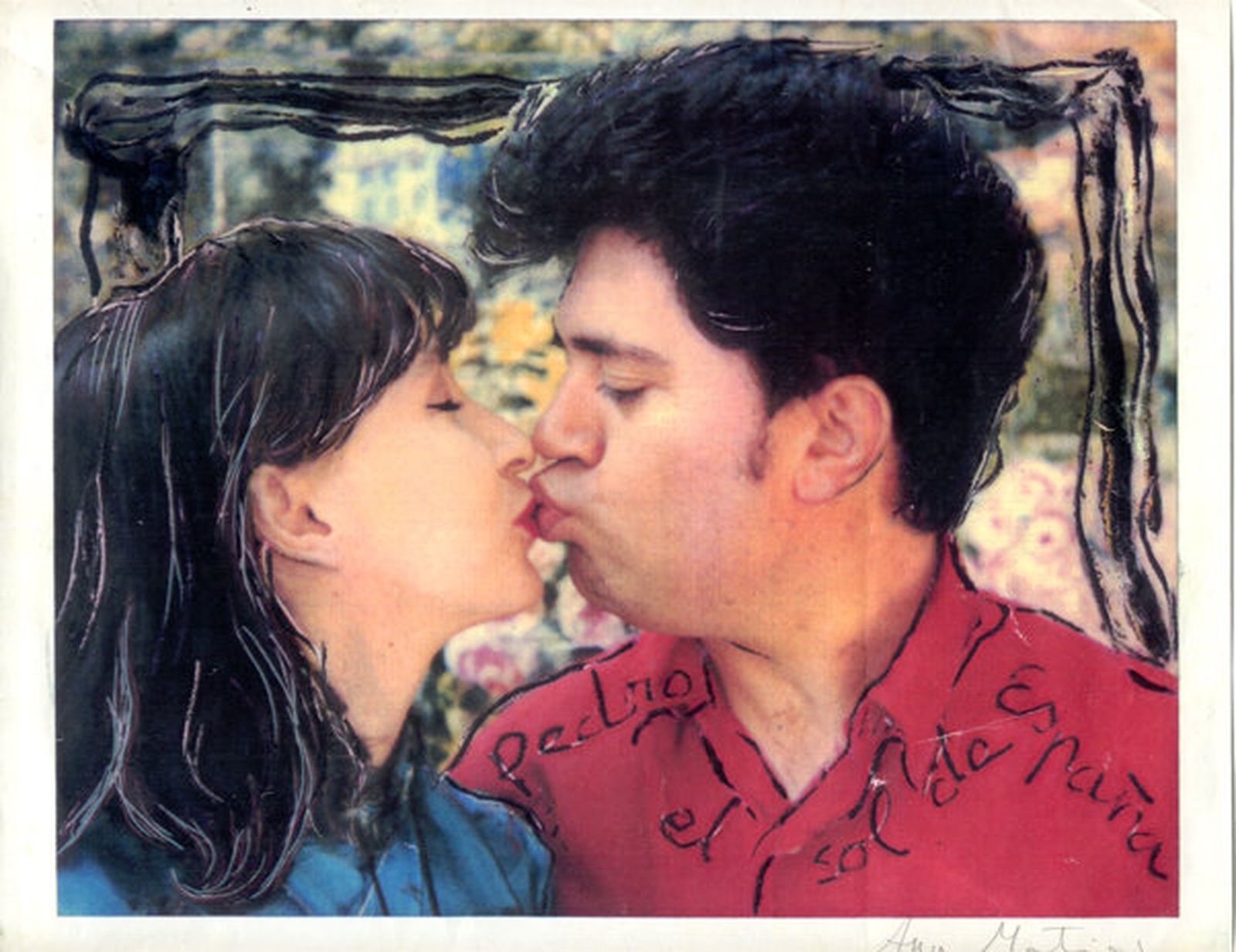 Ana Matías y Pedro Almodóvar.