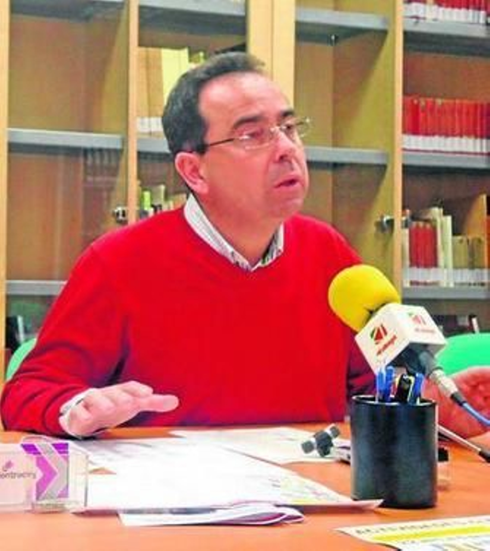 Javier Ariza, concejal de Cultura de Cabra, ayer.