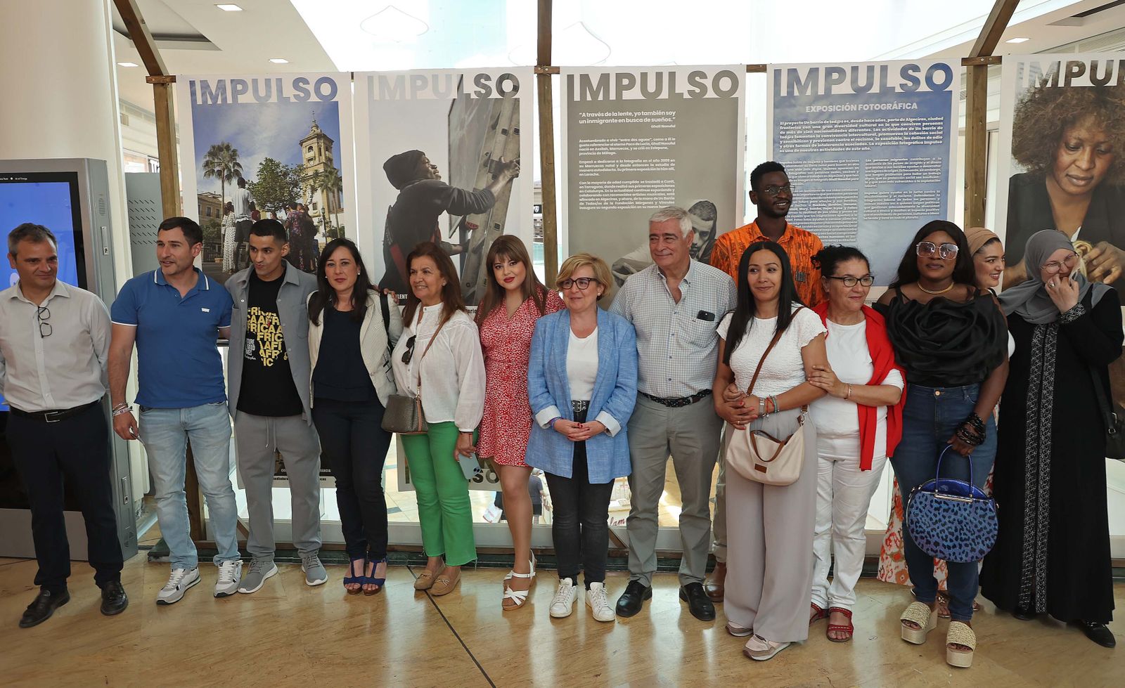 La inauguración de la exposición 'Impuso' de Ghali Naoufal, en imágenes