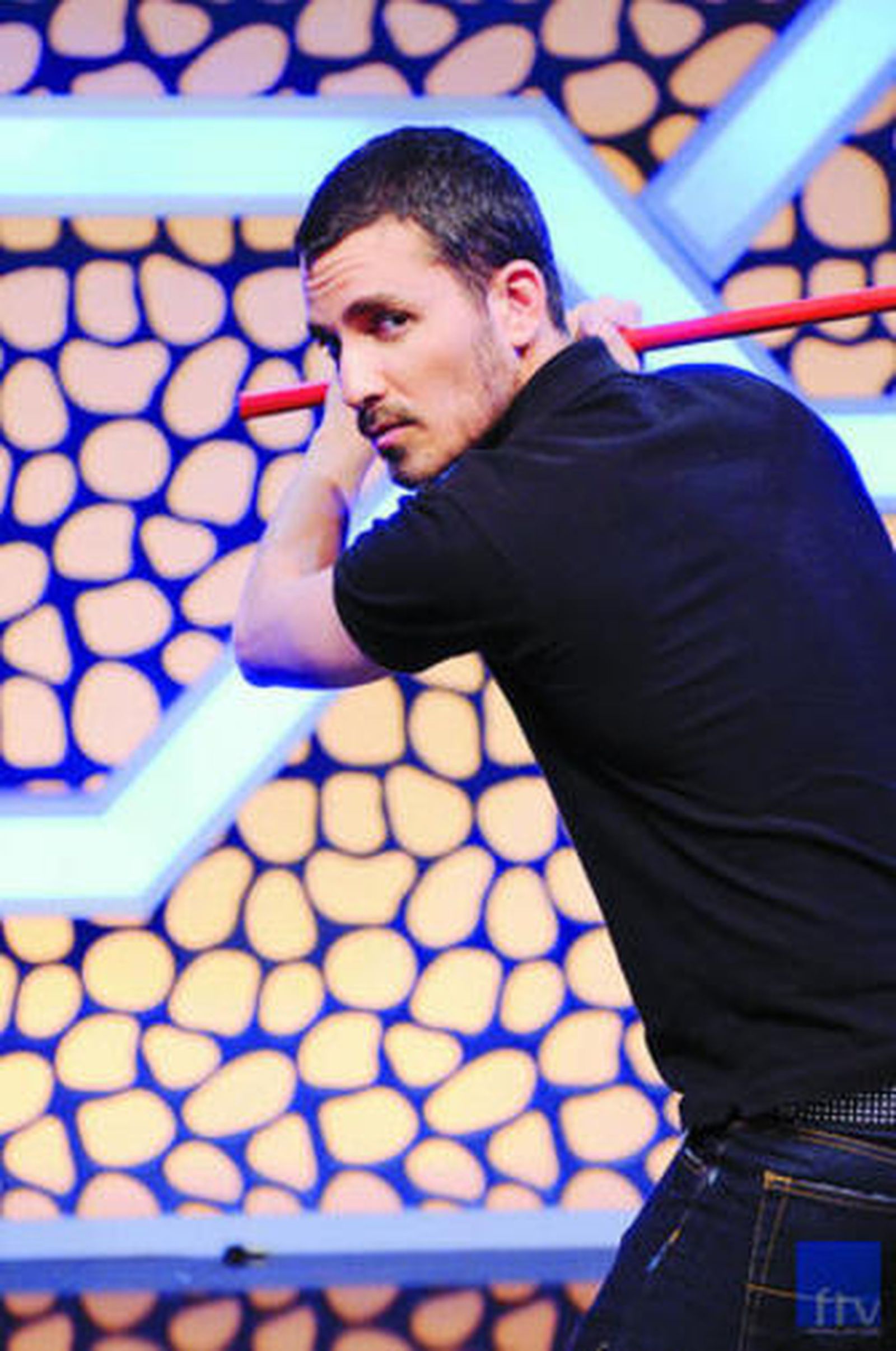 Damián Molla, en plena intervención en 'El Hormiguero'.