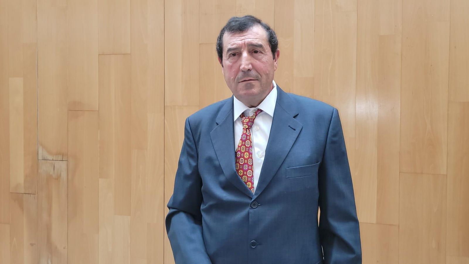 El policía Pedro García, uno de los jubilados homenajeados El policía Pedro García, uno de los jubilados homenajeados