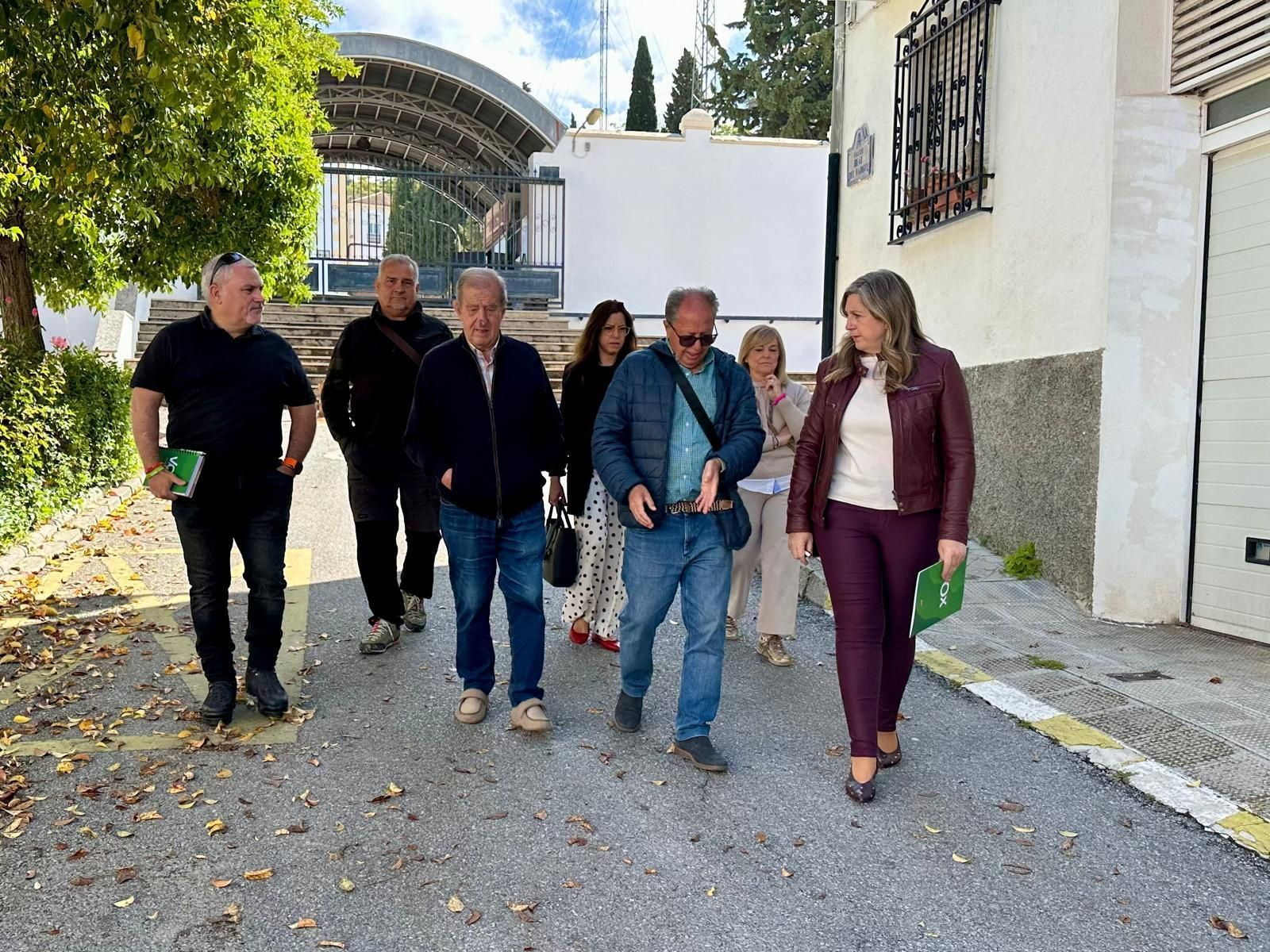 La representacion de Vox, en El Fargue.