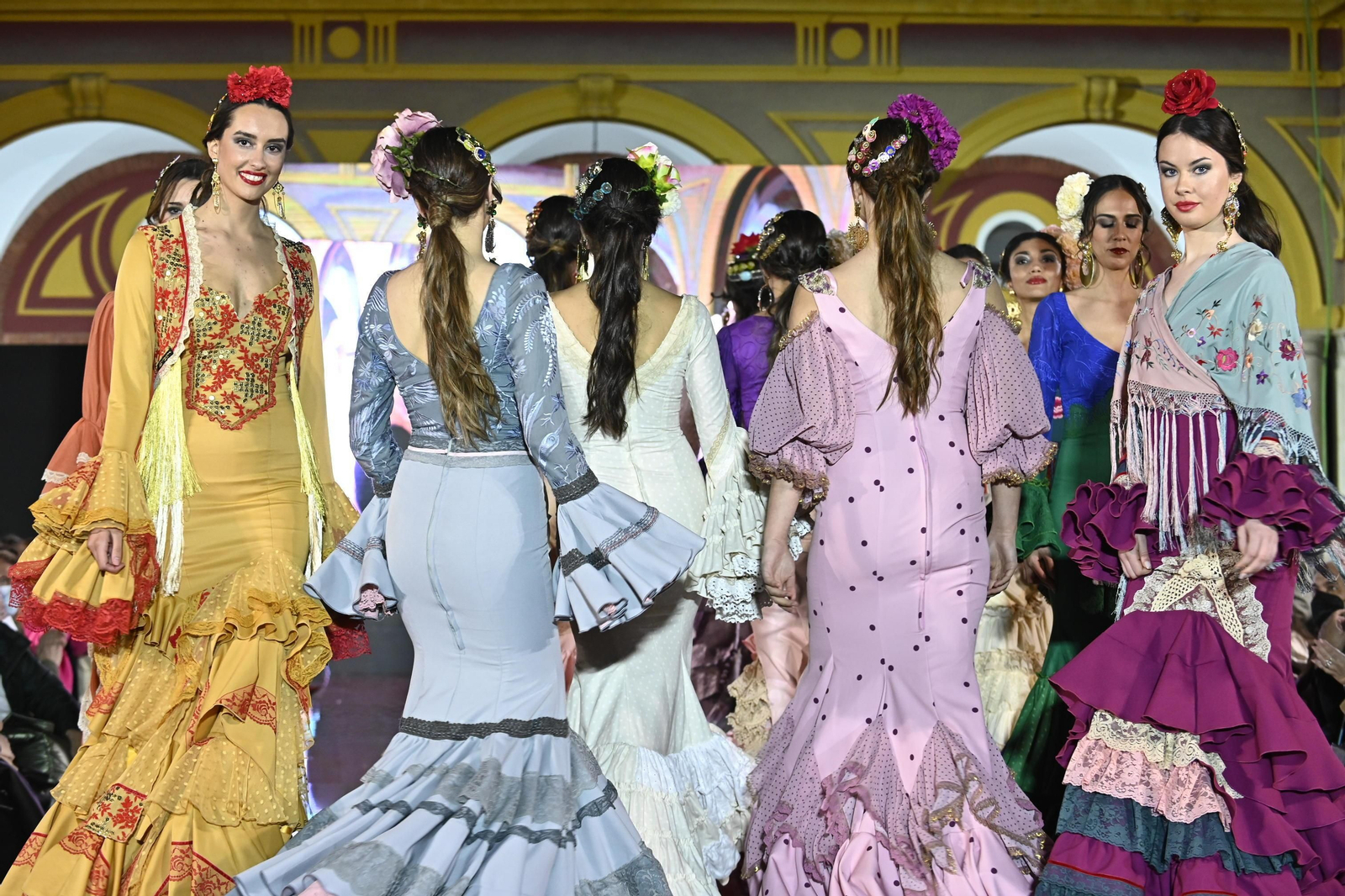 El desfile de Aurora Gaviño en Pasarela Huelva Flamenca 2022, todas las fotos