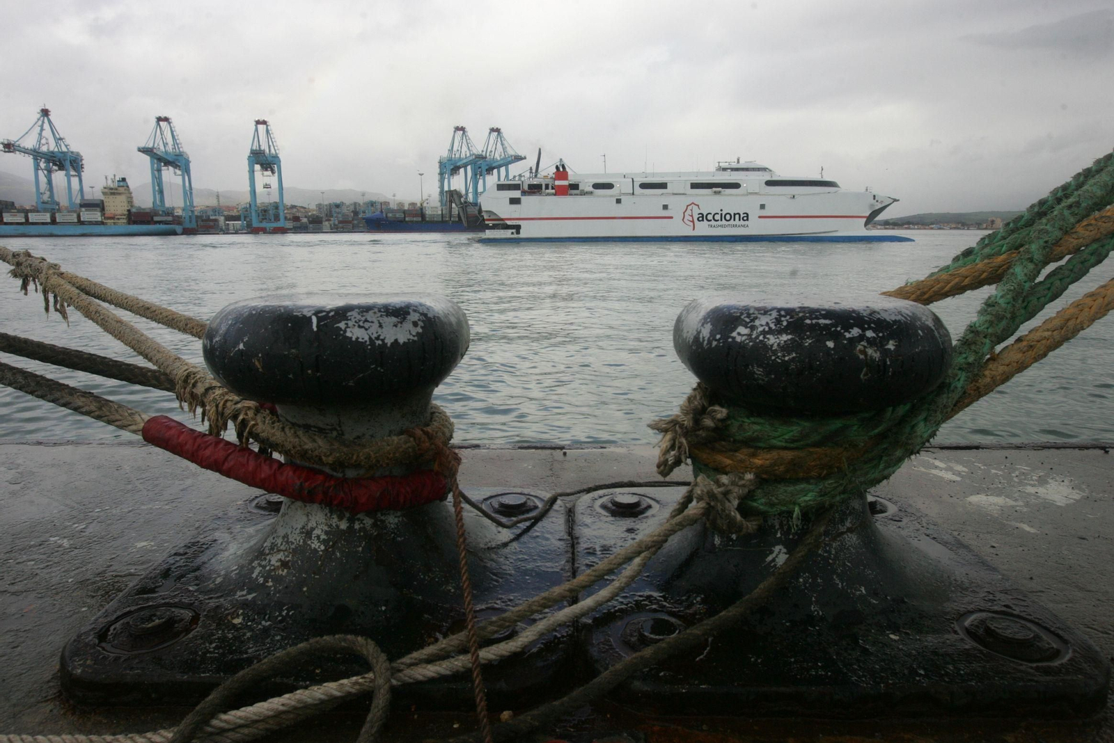 El Puerto de Algeciras, antes de las obras.