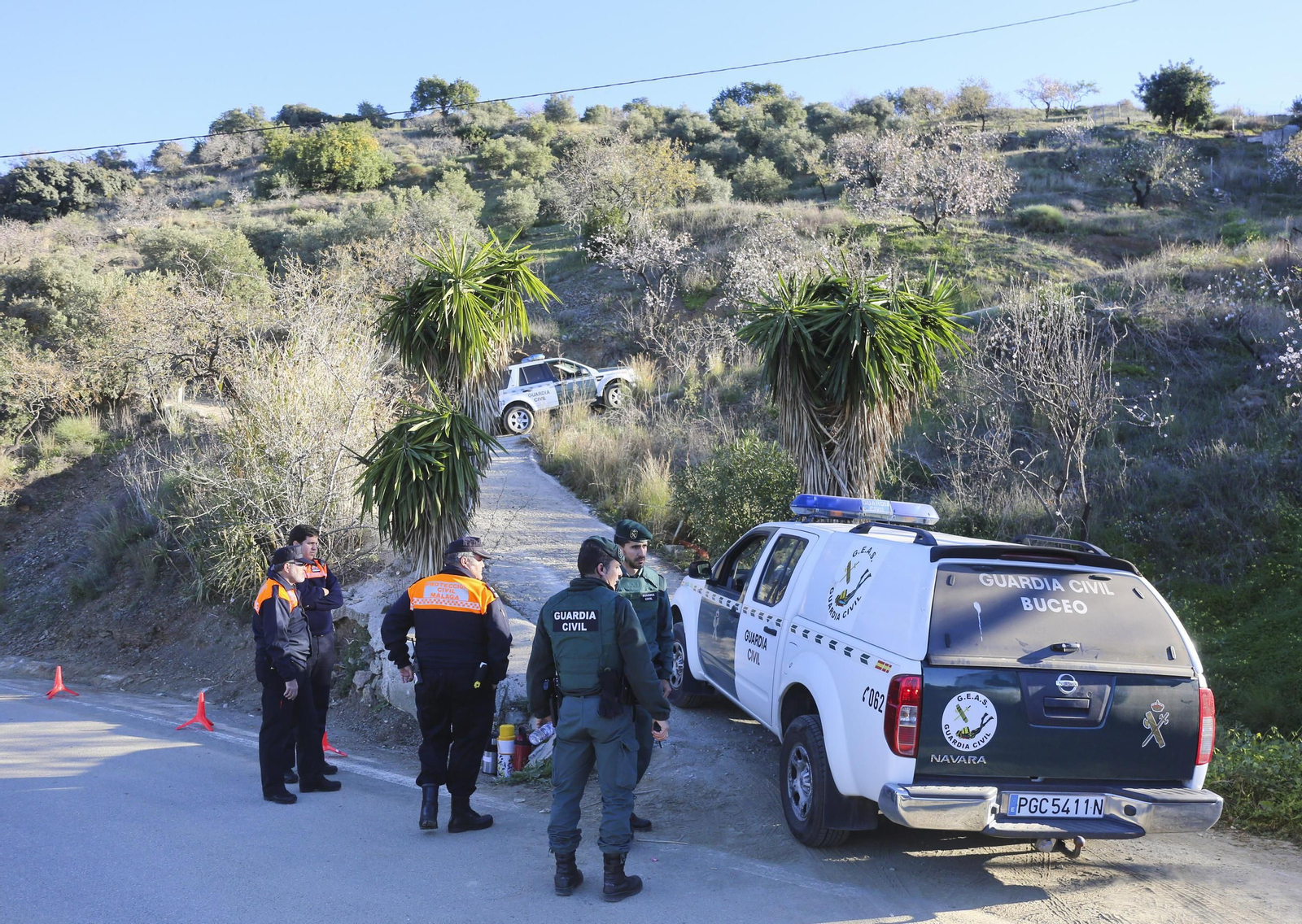 Rescate del pequeño Yulen en Totalán