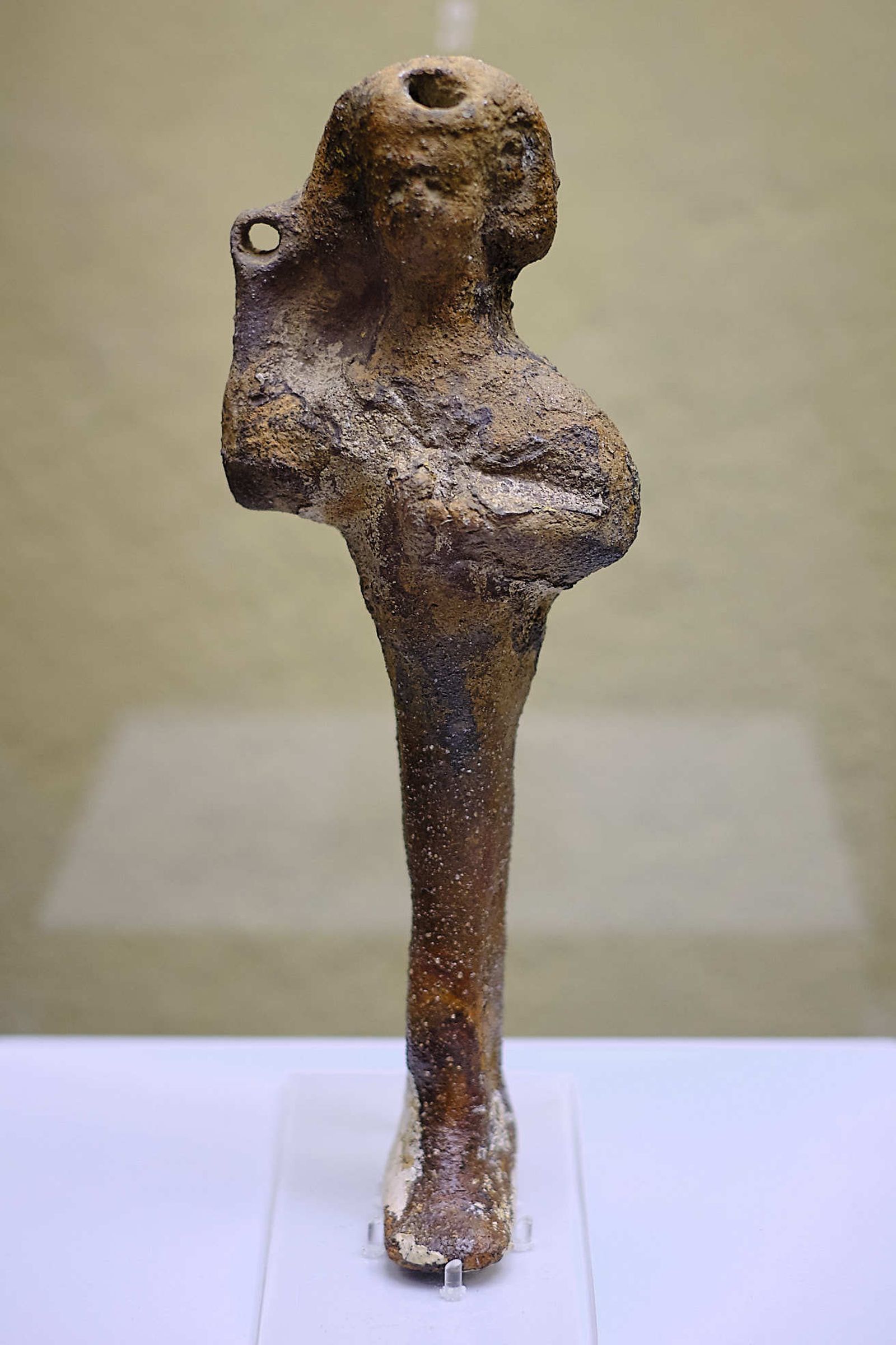 Pieza de la exposición ‘Las otras piedras de La Caleta’.