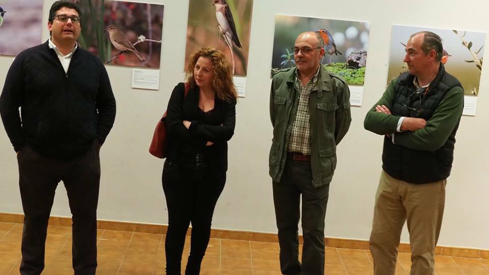 Inauguración de la exposición 'Pequeñas aves, grandes desconocidas'.