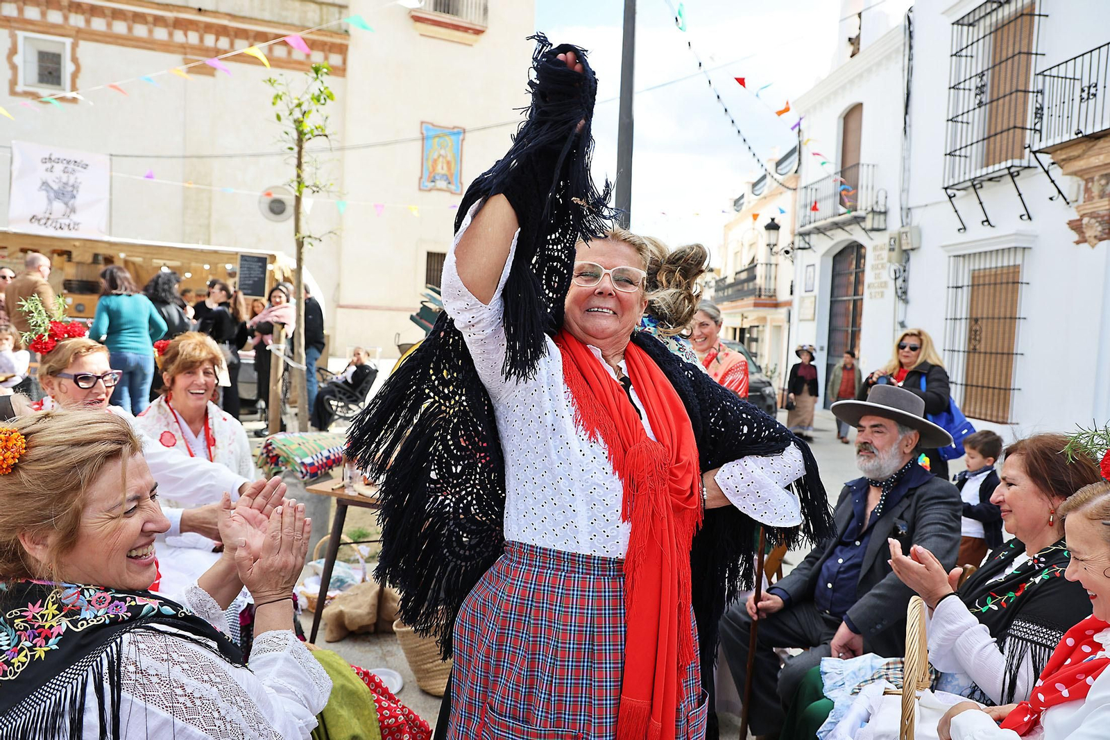 Imágenes del ambiente en la Feria de Época 1900 de Moguer