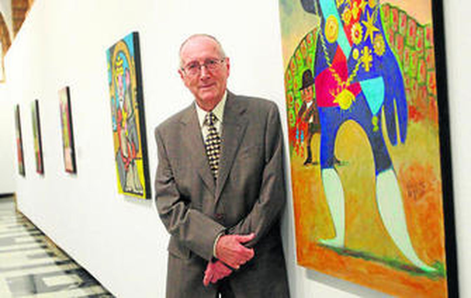 Imagen de archivo de Vázquez de Sola en una de sus exposiciones.