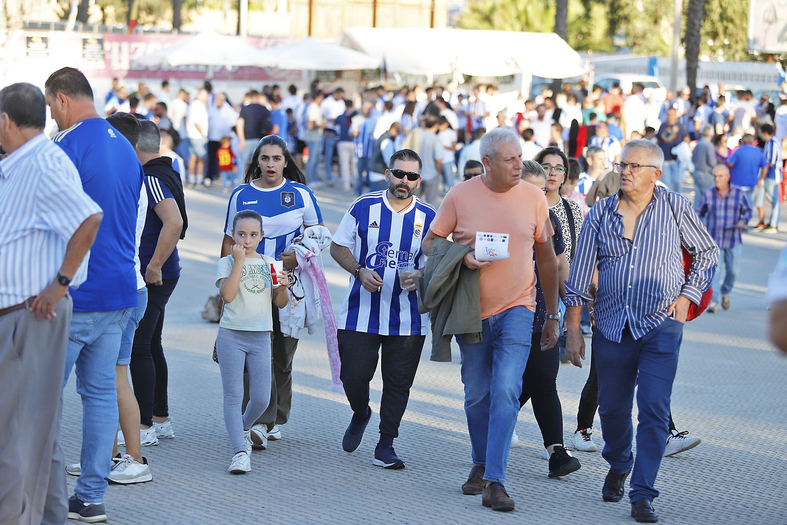 Imágenes del ambiente en el encuentro entre el Recreativo de Huelva y el CD Castellón