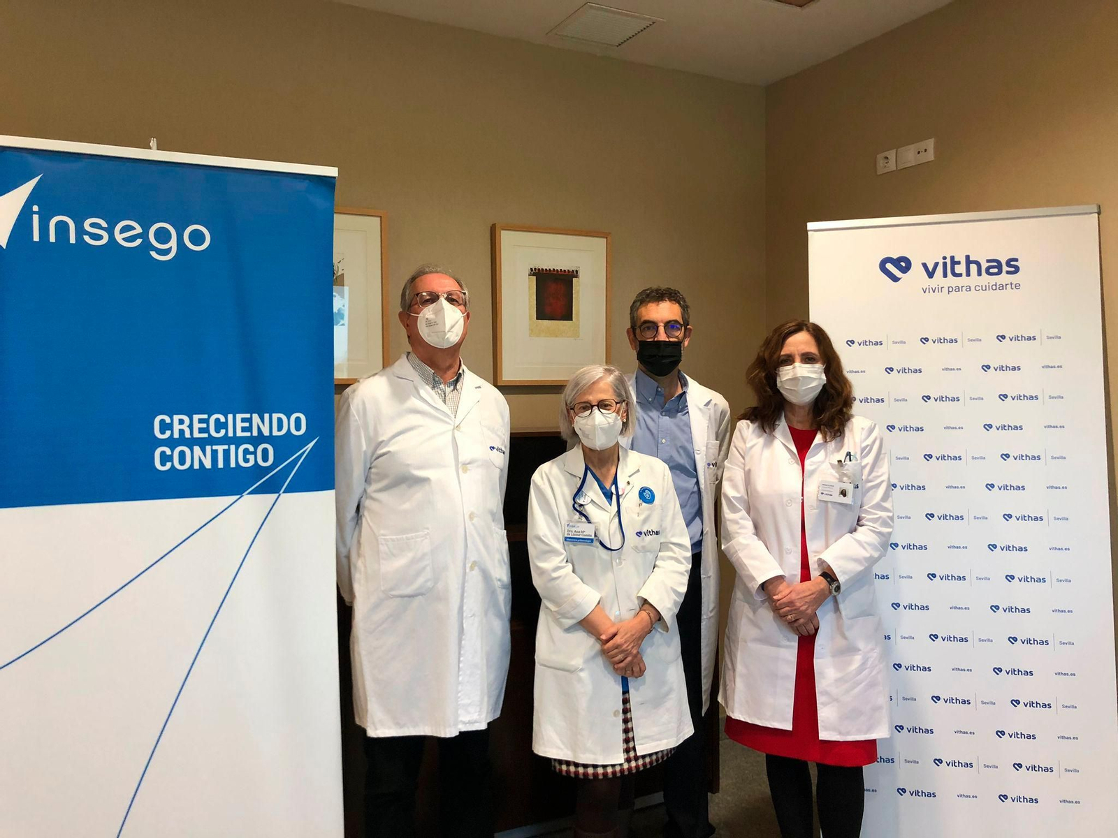 El grupo de profesionales que liderarán el servicio.