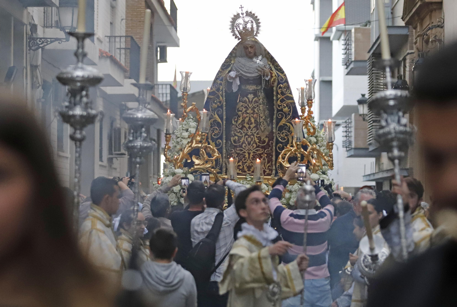 Imágenes del traslado de María Santísima de la Concepción a la Iglesia Conventual de Santa María de Gracia