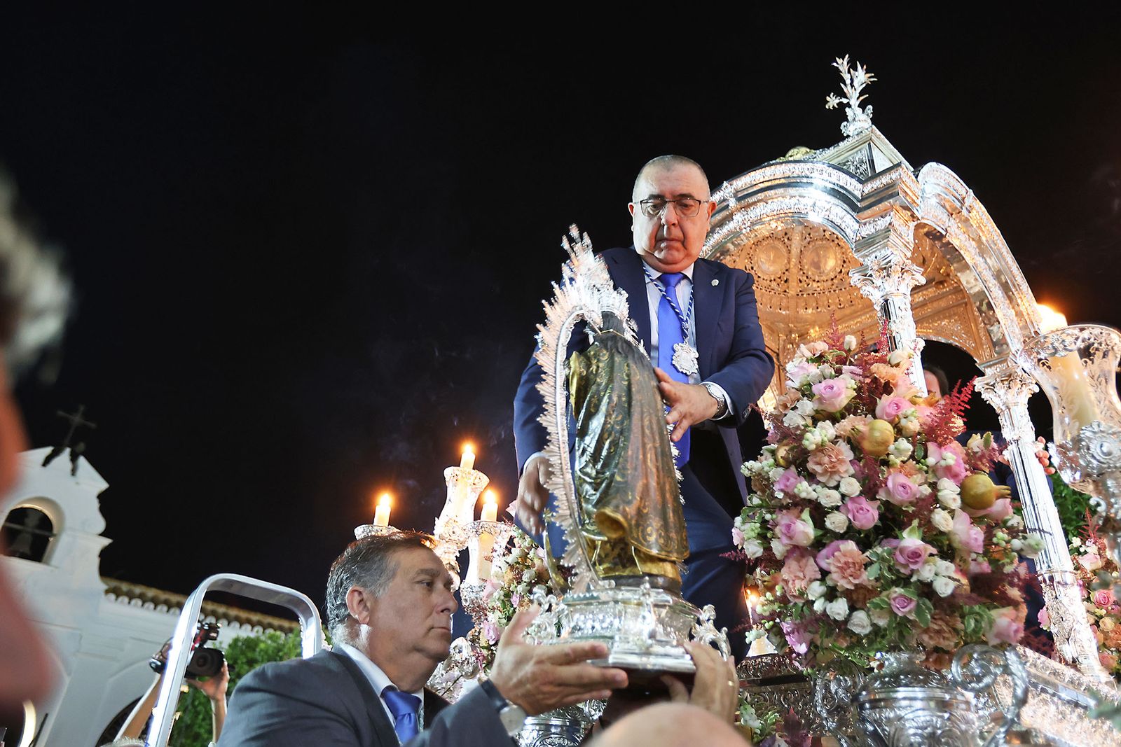 La bajada de la Virgen de La Cinta en imágenes