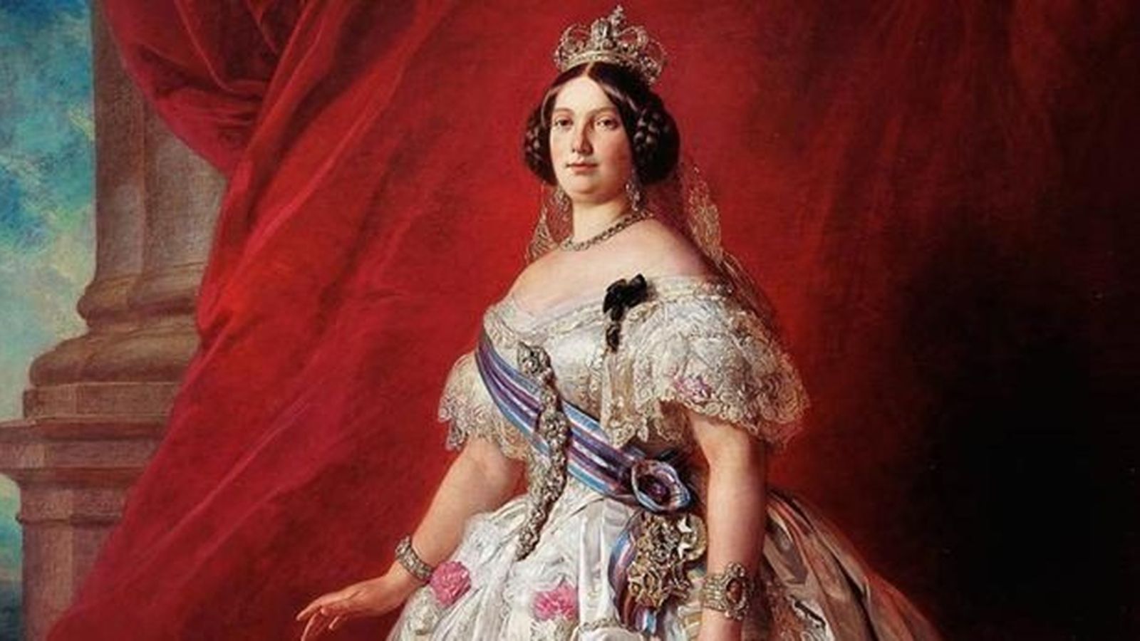 Retrato de Isabel II.