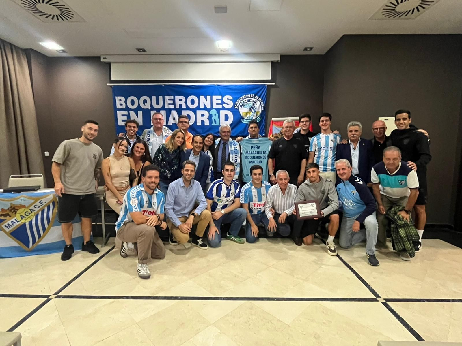 David  Larrubia, homenajeado por Boquerones en Madrid