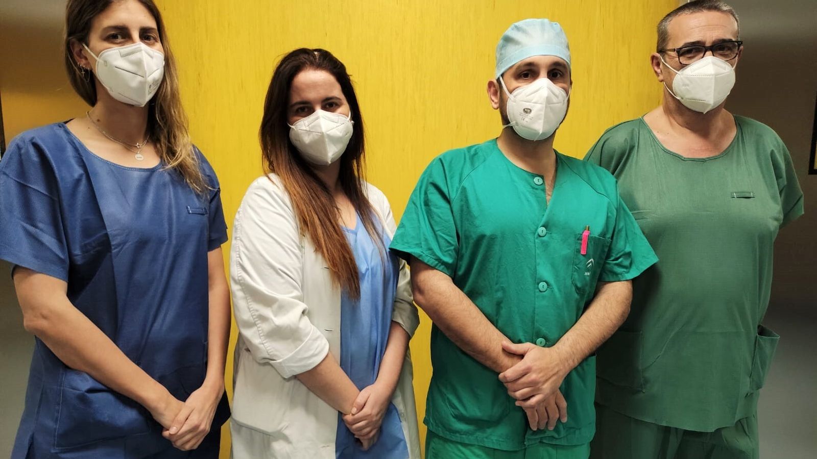 Equipo de Cirugía y Anestesia del Hospital Infanta Elena.