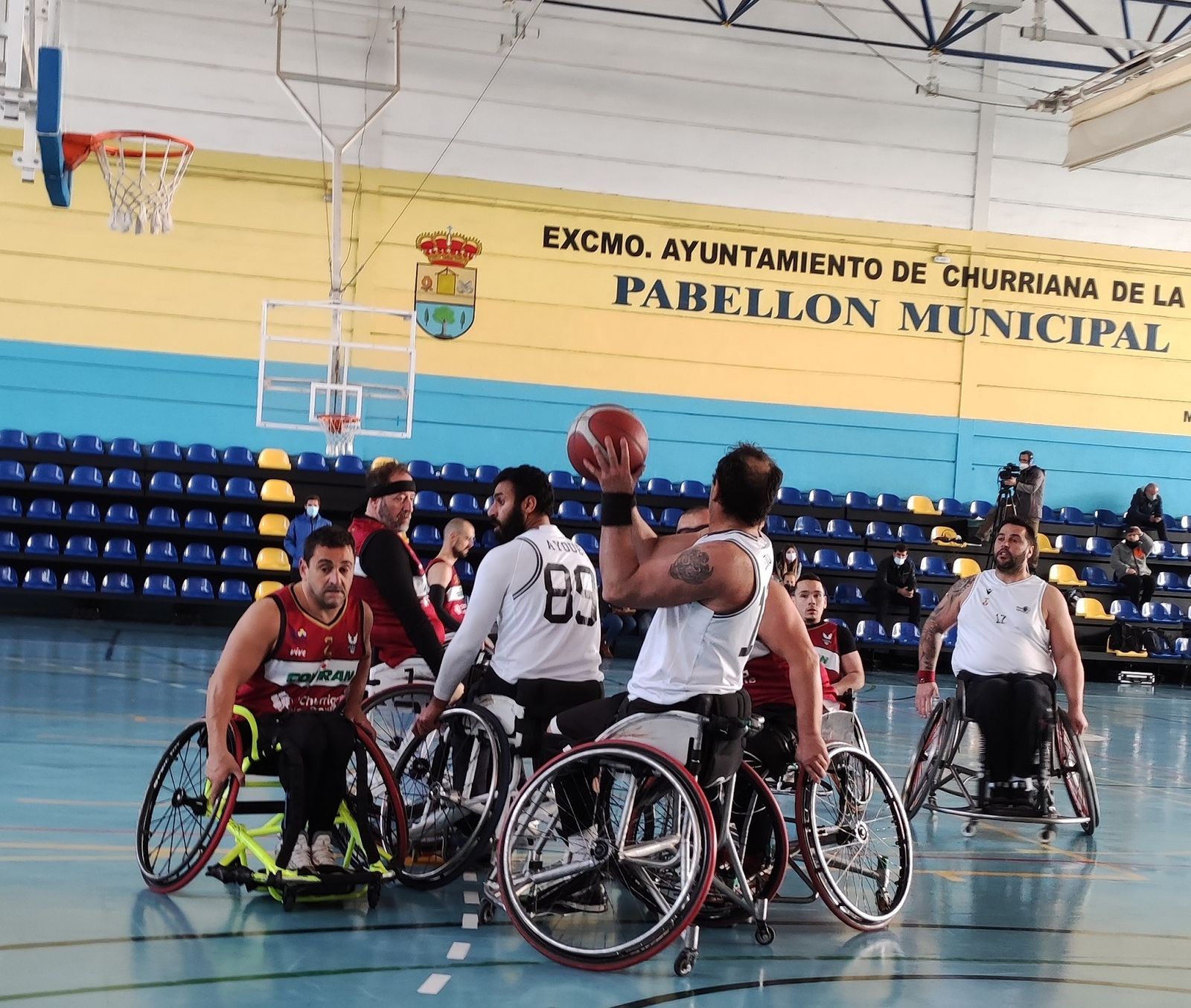 Una imagen del partido disputado por el BSR Vistazul en Churriana.