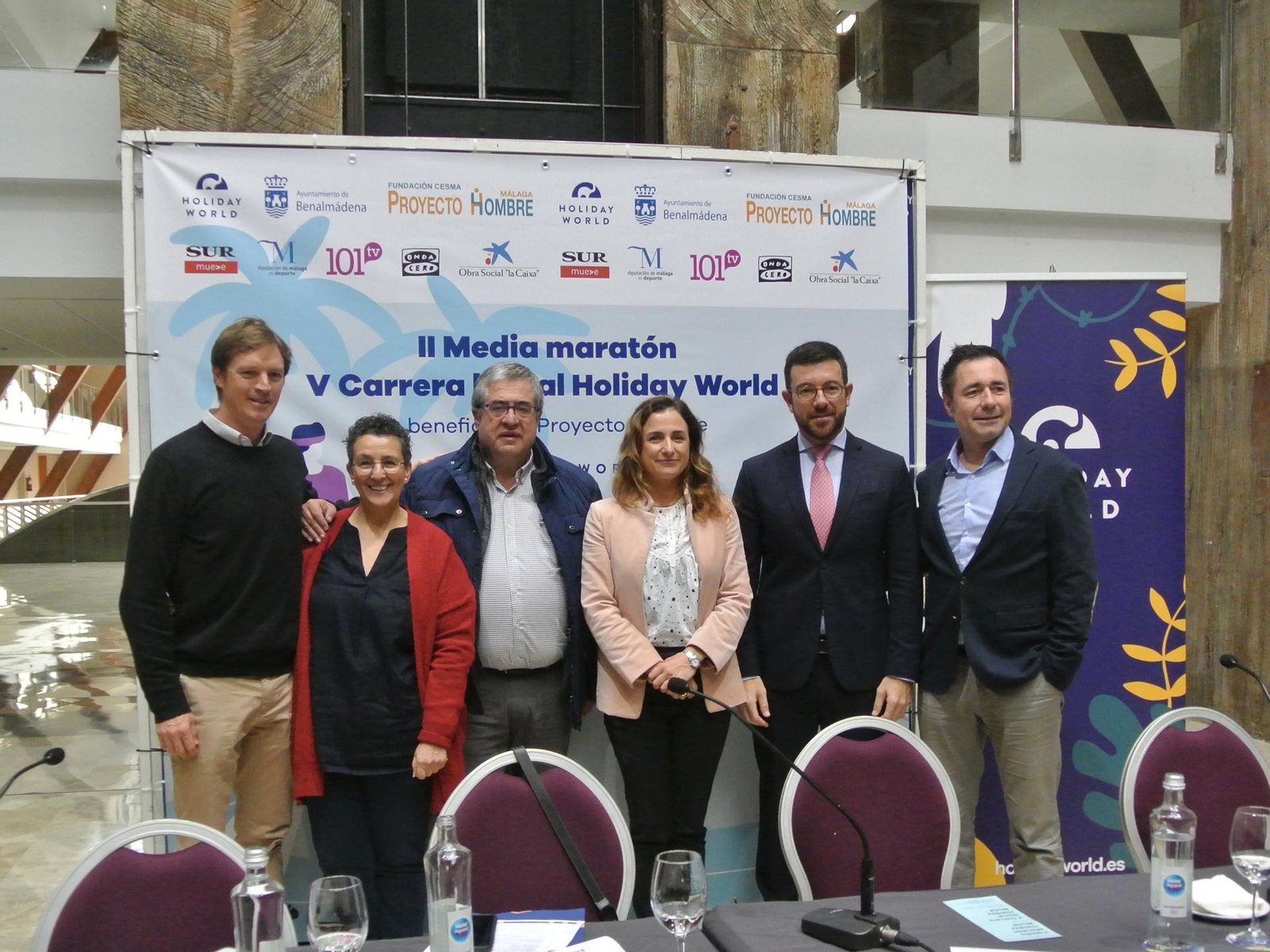 Presentación de la II Media Maratón y V Carrera Litoral a beneficio de Proyecto Hombre.