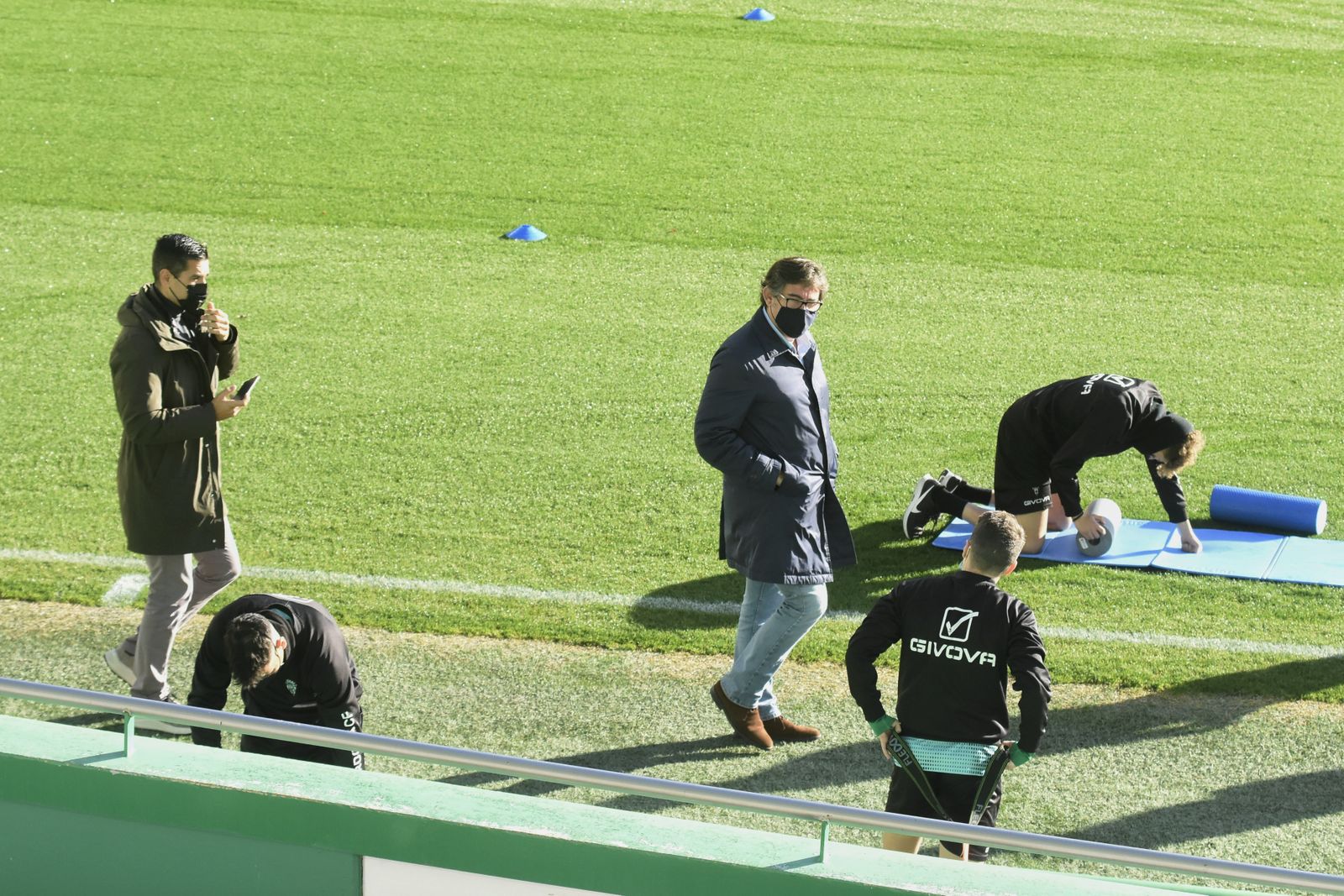 El regreso al trabajo del Córdoba CF tras el parón navideño, en imágenes