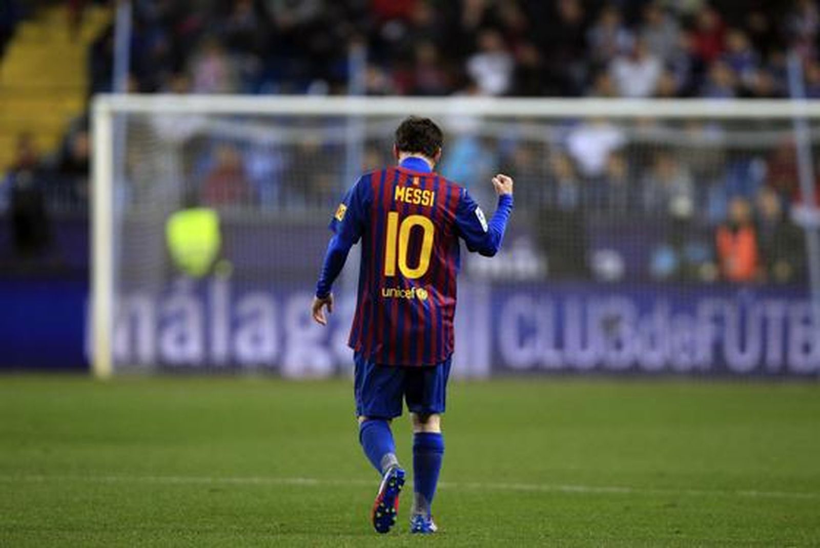 El Málaga es goleado en casa ante el Barcelona (1-4). / Reuters