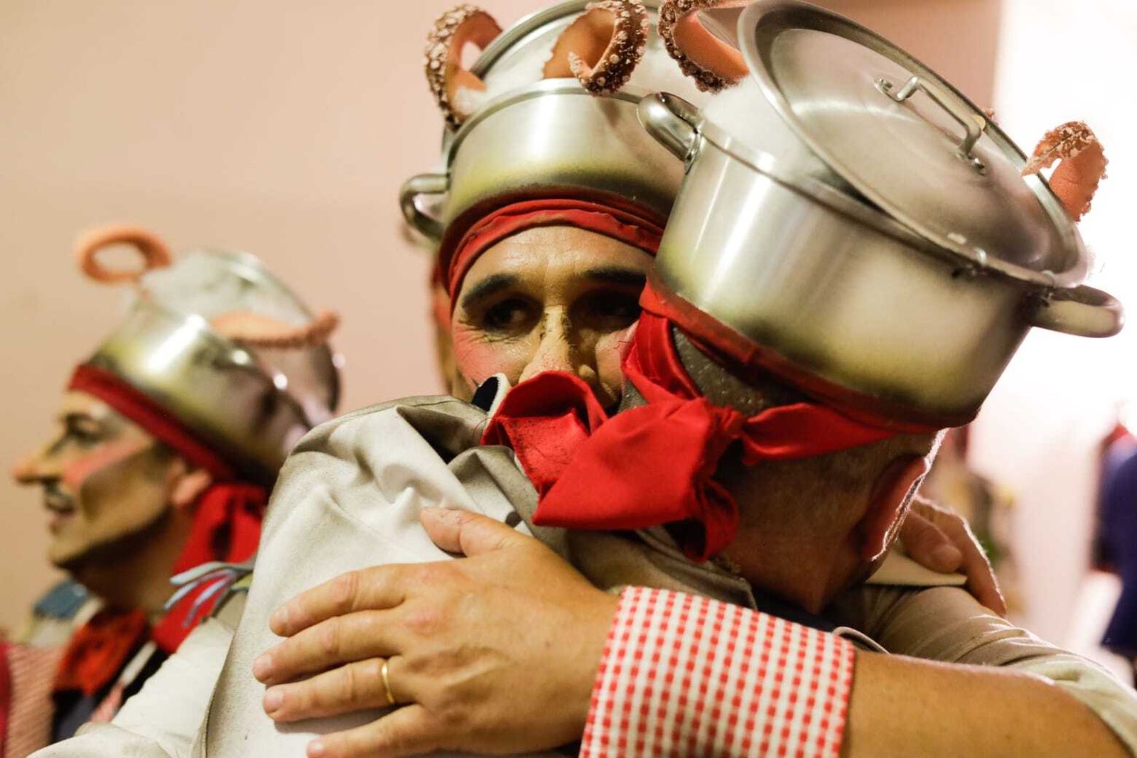 El ambiente en los camerinos del teatro