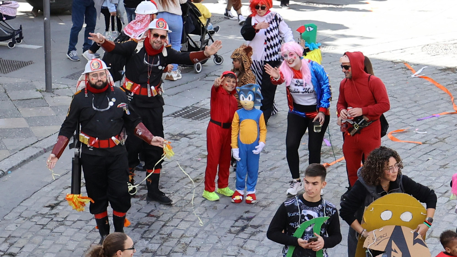 Pasacalles por el Carnaval en Jerez