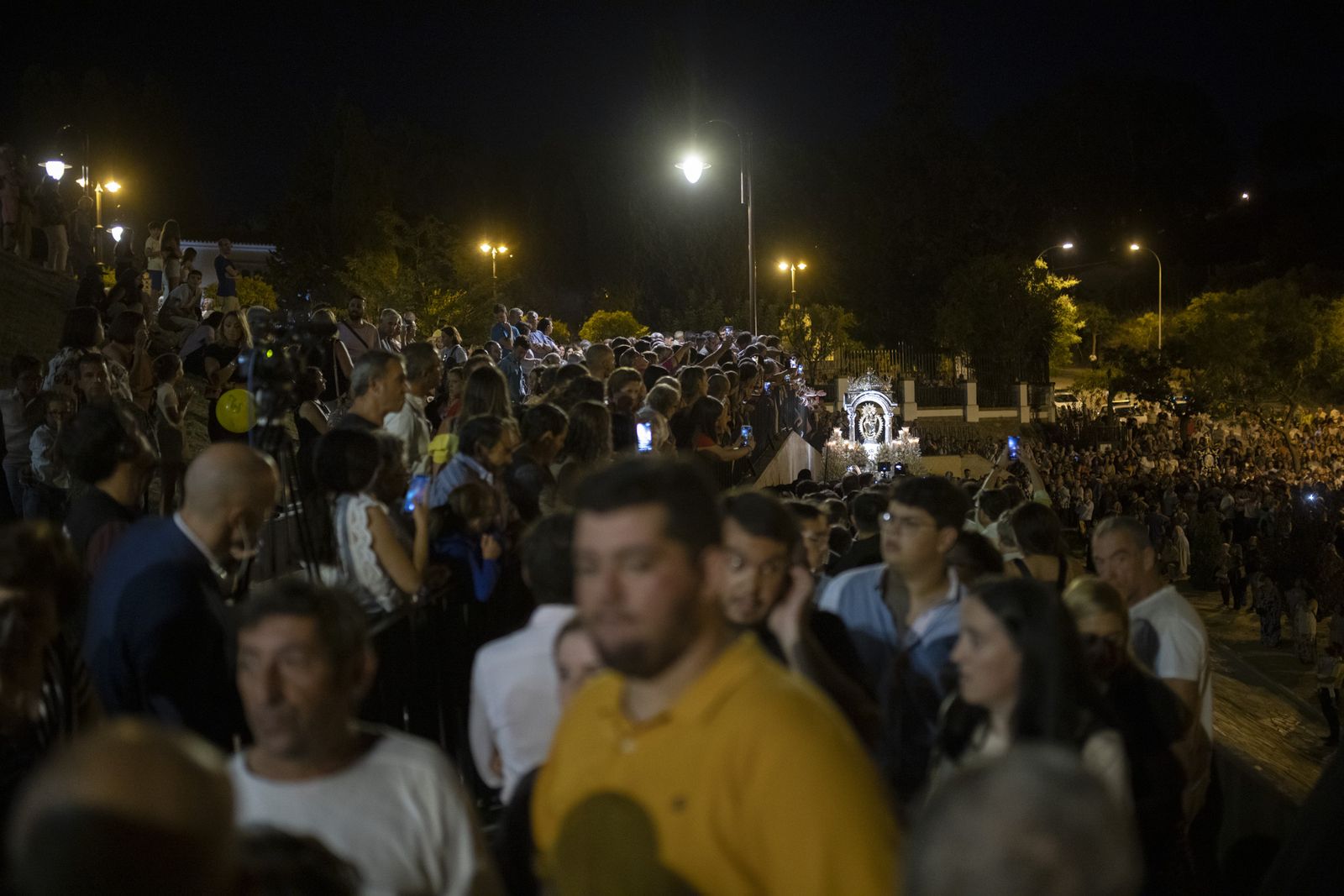 Imágenes de la recogida de la Virgen de la Cinta 2022