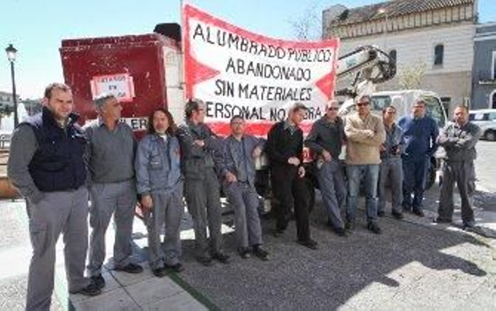 Unos 500 cuadros de luz se quedan sin control por la huelga de UTE Jerez
