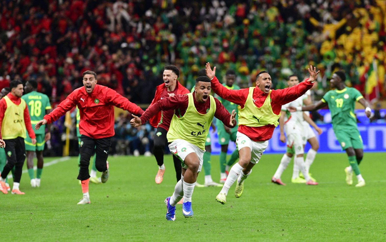 Las fotos de la final entre Marruecos y Senegal en la Copa África