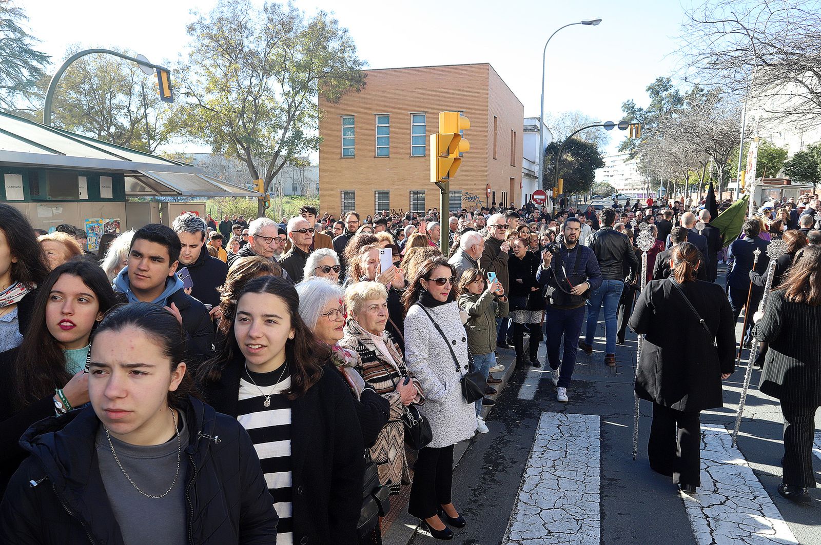 Imágenes de la procesión de San Sebastián en Huelva