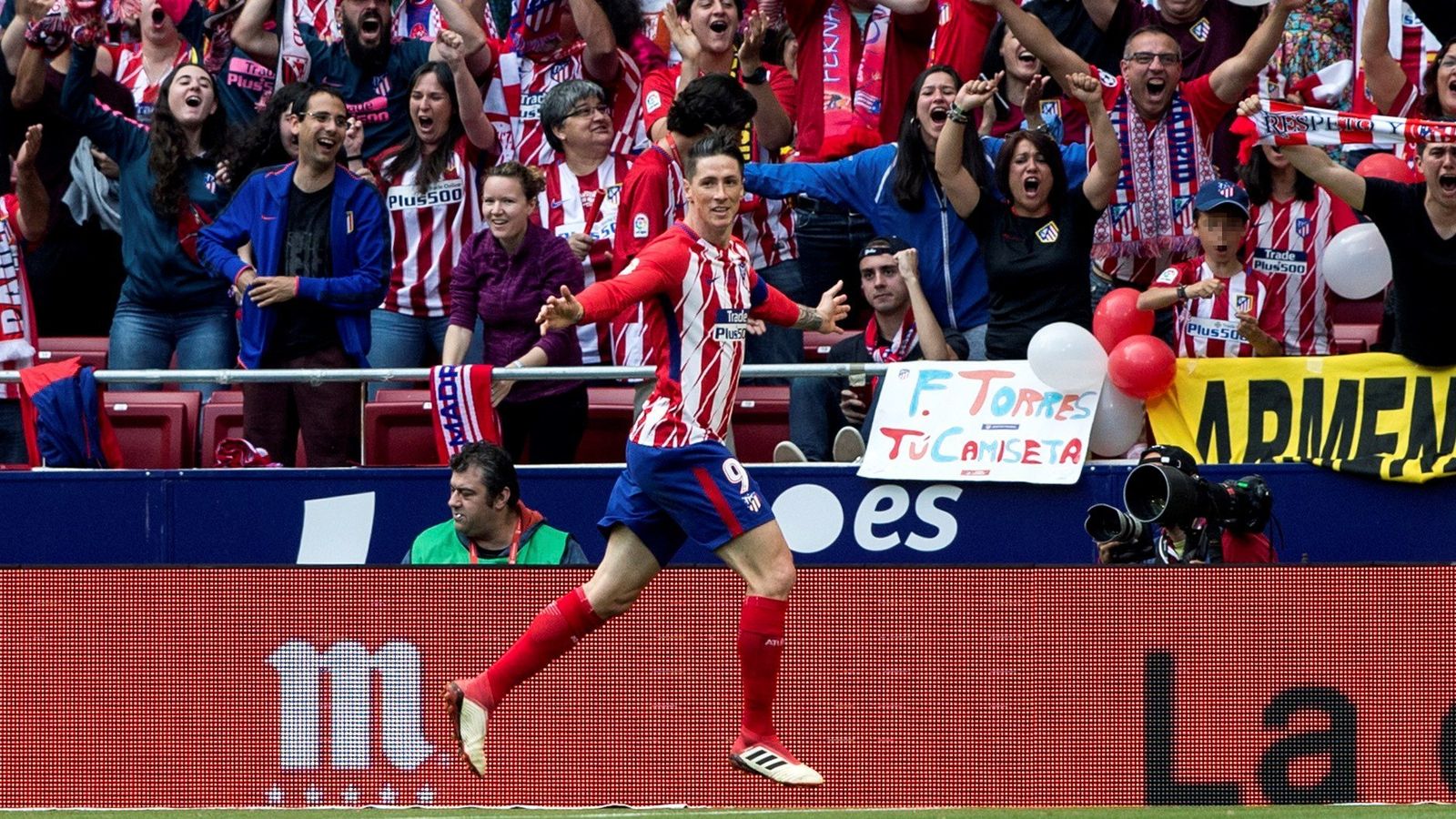 Fernando Torres, tras marcar uno de sus goles.
