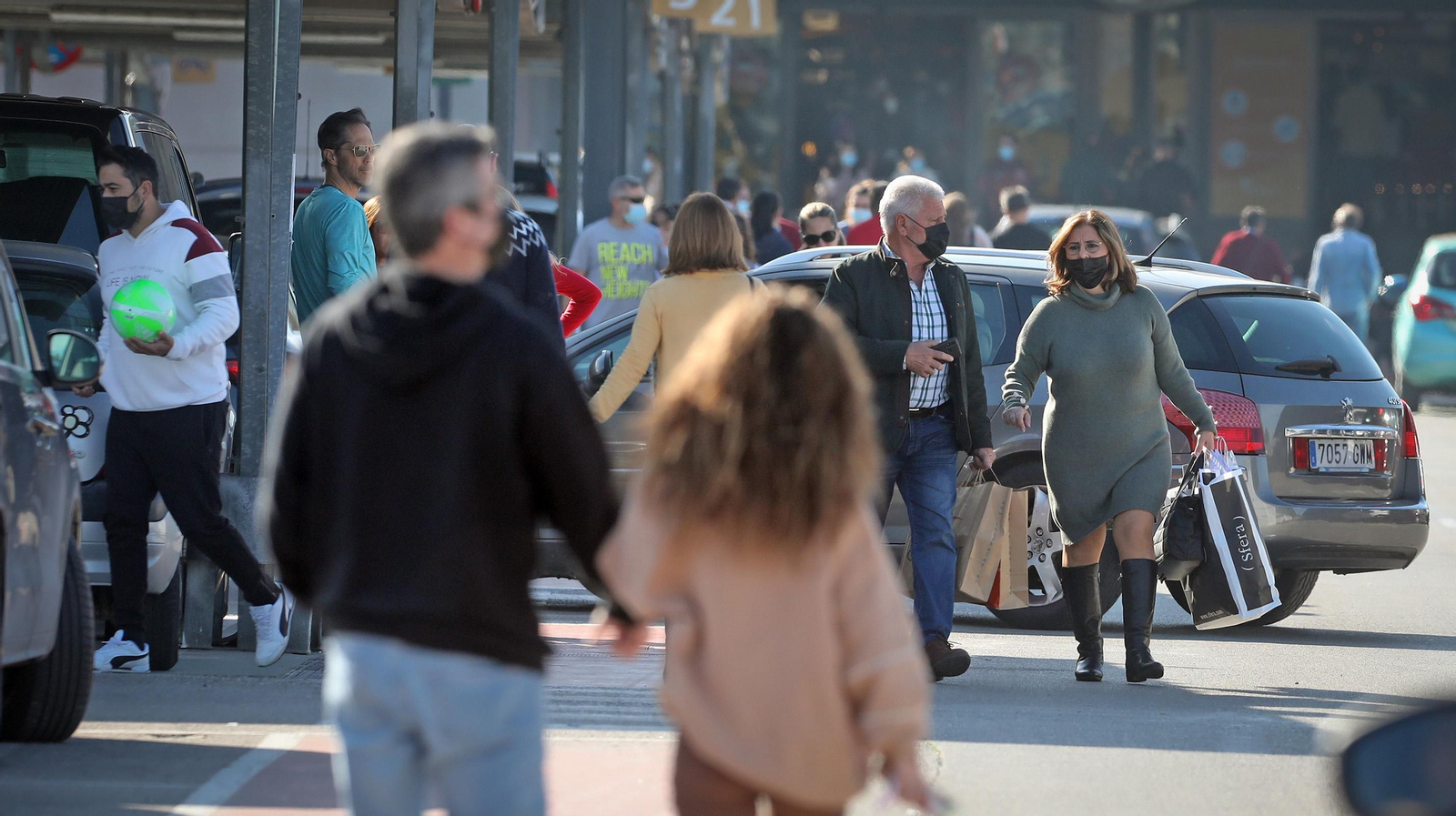 Lleno en los centros comerciales de Jerez