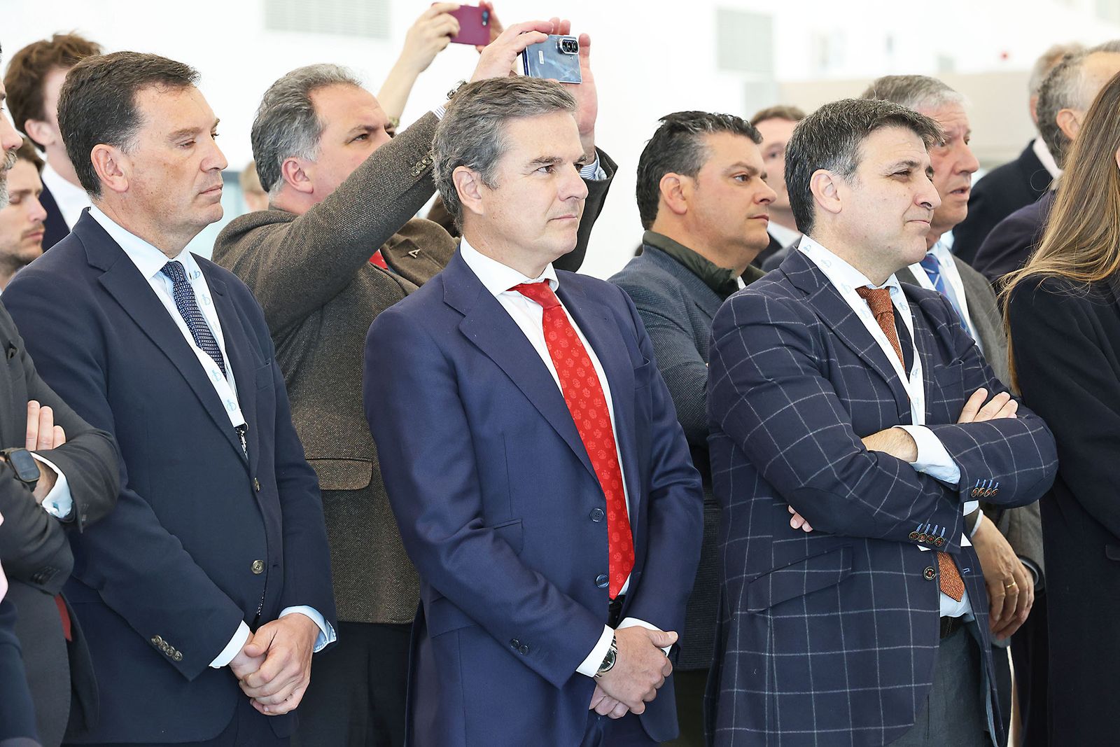 Las fotografías de la presentación del barco de bunkering de GNL y BioGNL 'Alisios LNG', de la filial de Enagás