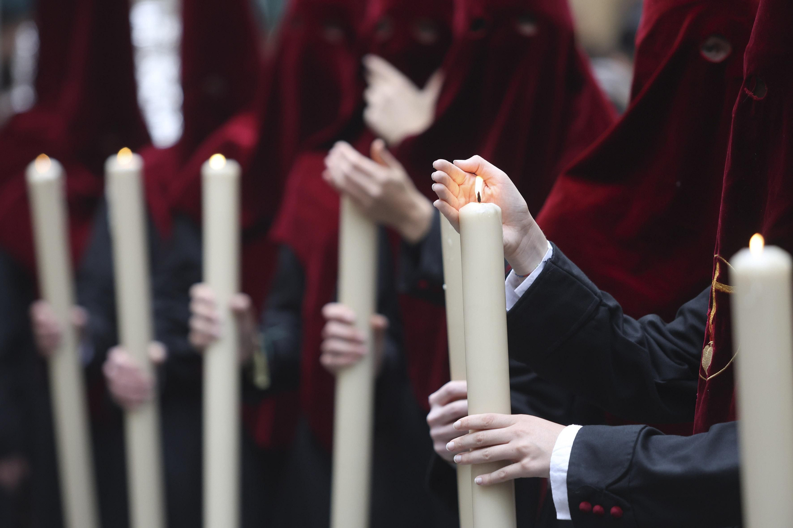 Las Penas en el Martes Santo de Málaga, en fotos