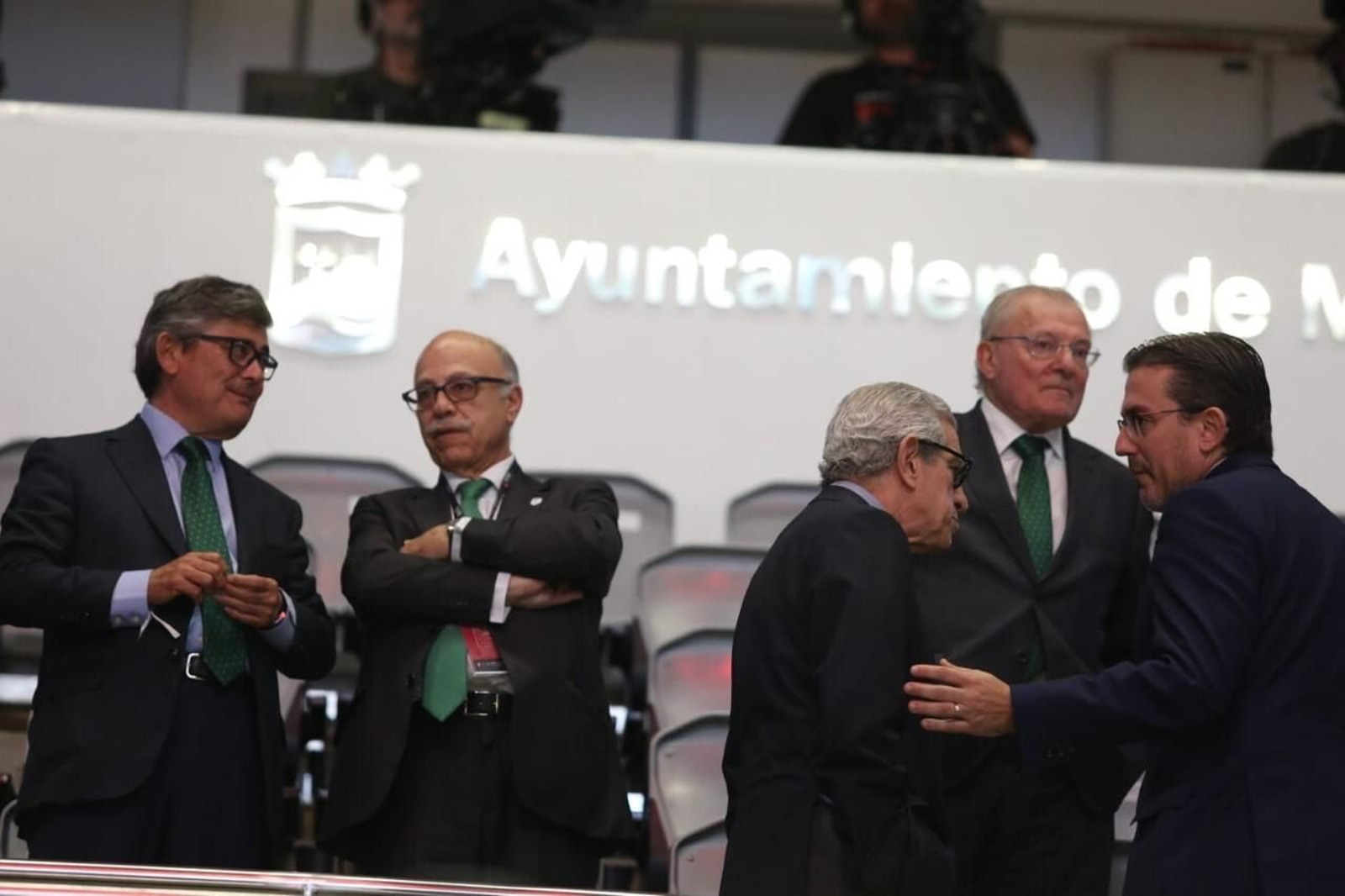 Consejeros y dirigentes de la Fundación y Unicaja Banco.