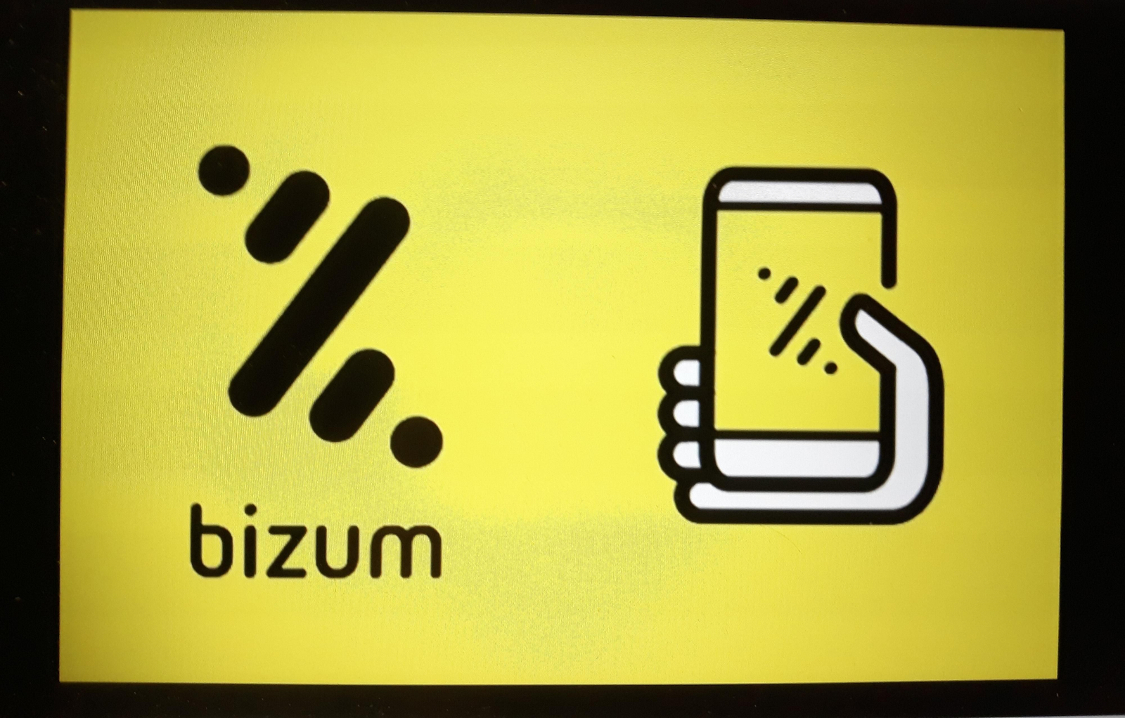 Logotipo del pago con bizum, a través del teléfono móvil.
